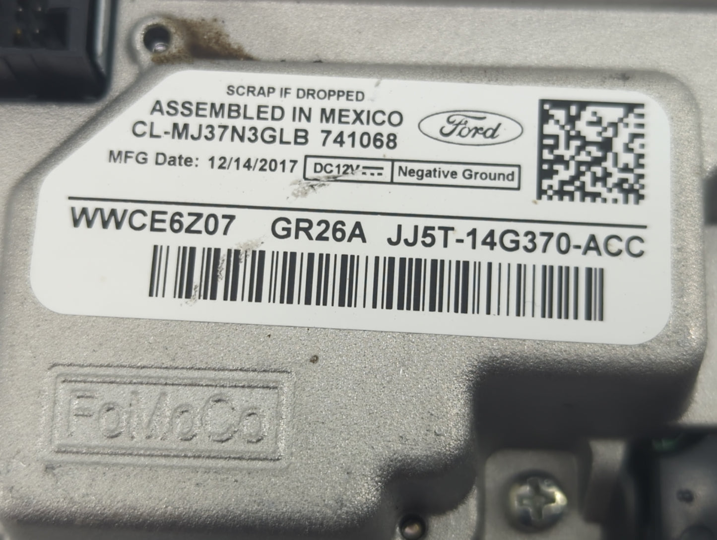 2016-2019 Ford Escape Information Display Screen - Oemusedautoparts1.com