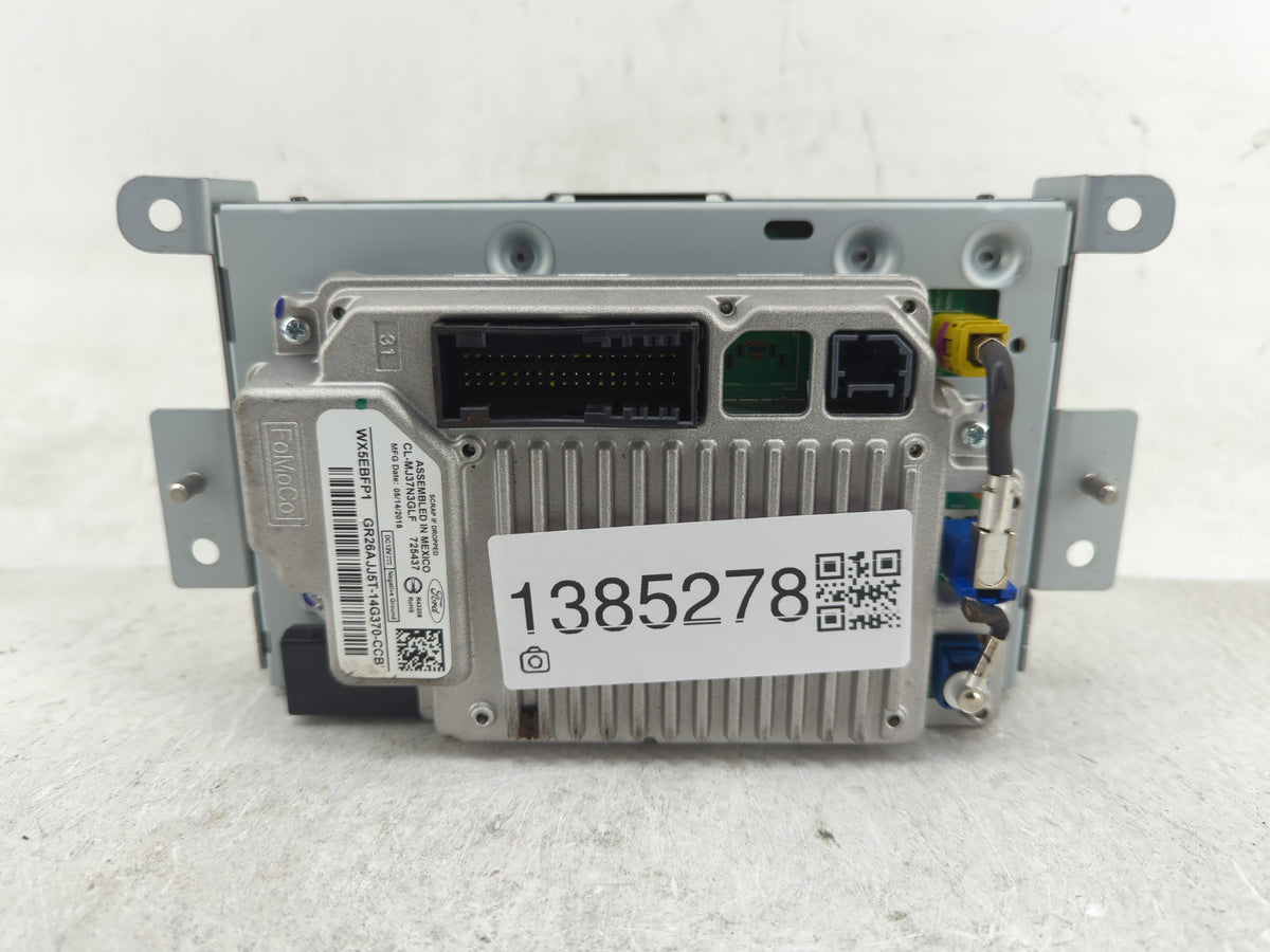 2016-2019 Ford Escape Information Radio Display Screen 1385278 - Oemusedautoparts1.com