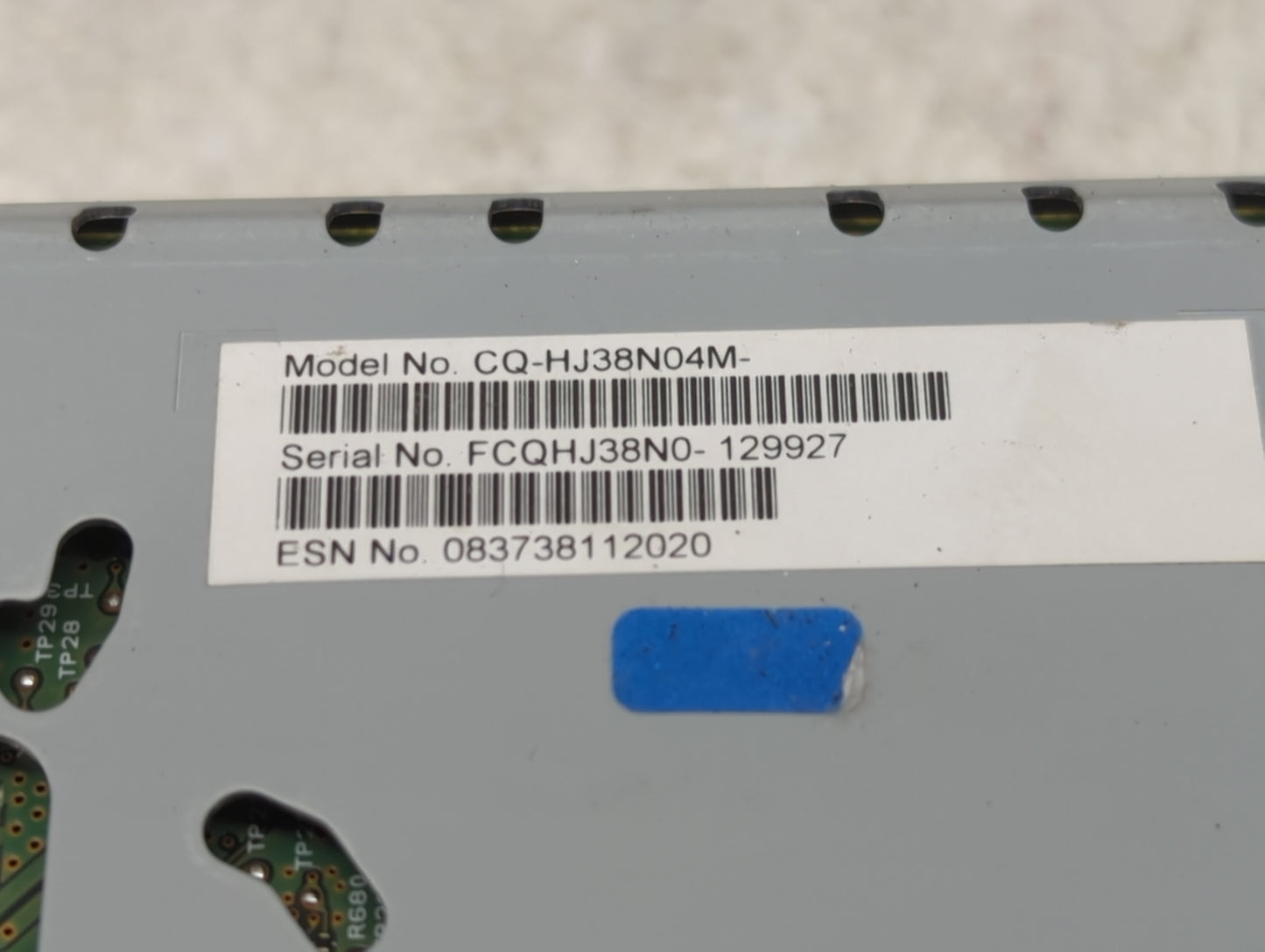 2019 Ford Escape Radio AM FM Cd Player Receiver Replacement P/N:GJ5T-19C107-LA Fits OEM Used Auto Parts - Oemusedautoparts1.