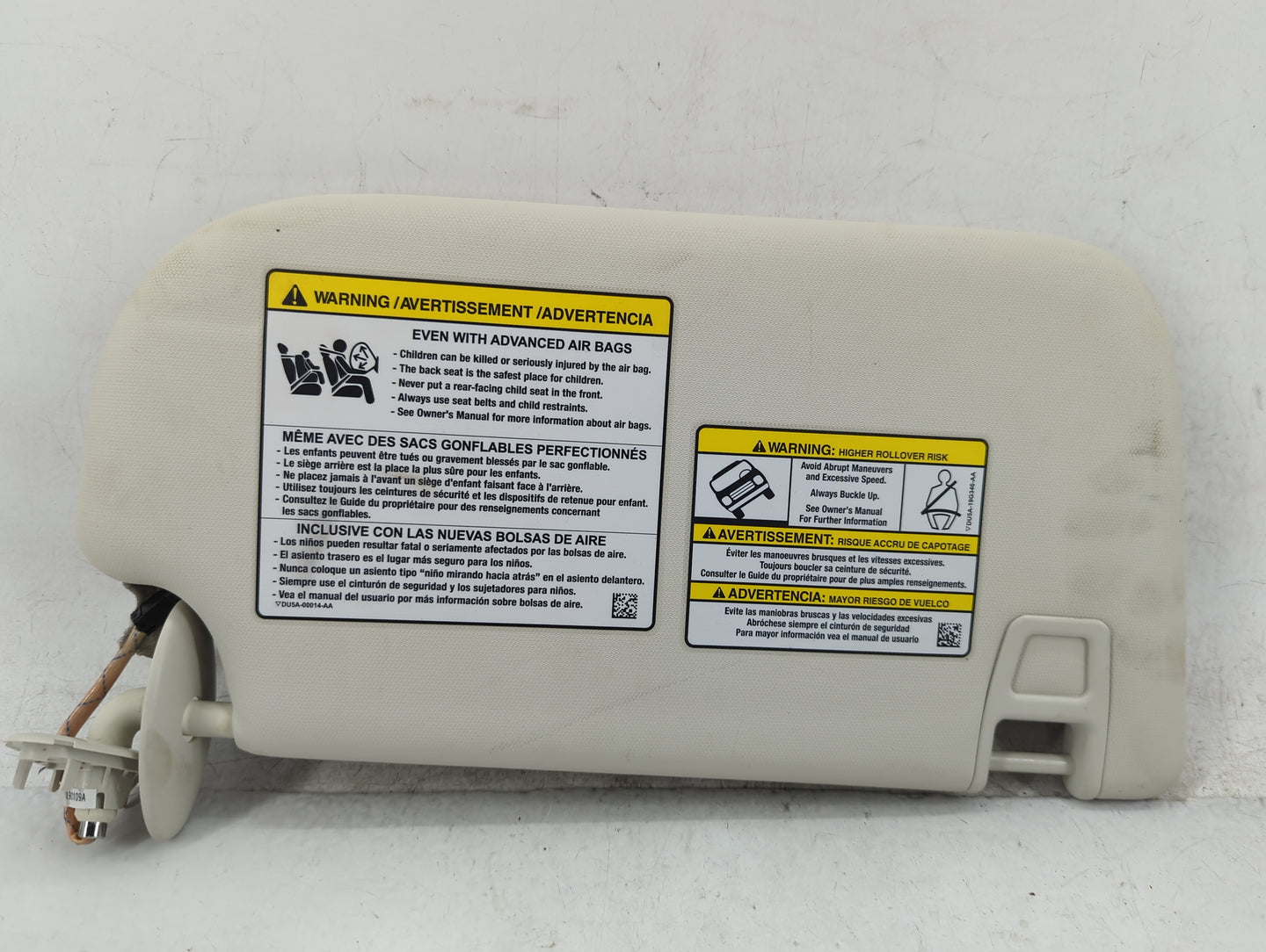 2013-2019 Ford Escape Sun Visor Shade Replacement Driver Left Mirror Fits Fits 2013 2014 2015 2016 2017 2018 2019 OEM Used A