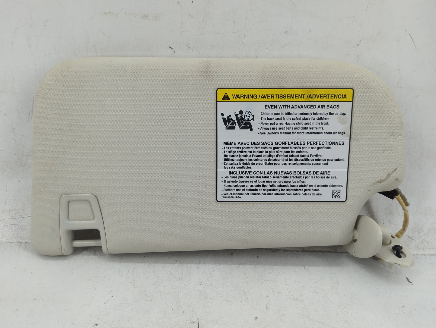 2013-2019 Ford Escape Sun Visor Shade Replacement Passenger Right Mirror Fits Fits 2013 2014 2015 2016 2017 2018 2019 OEM Us