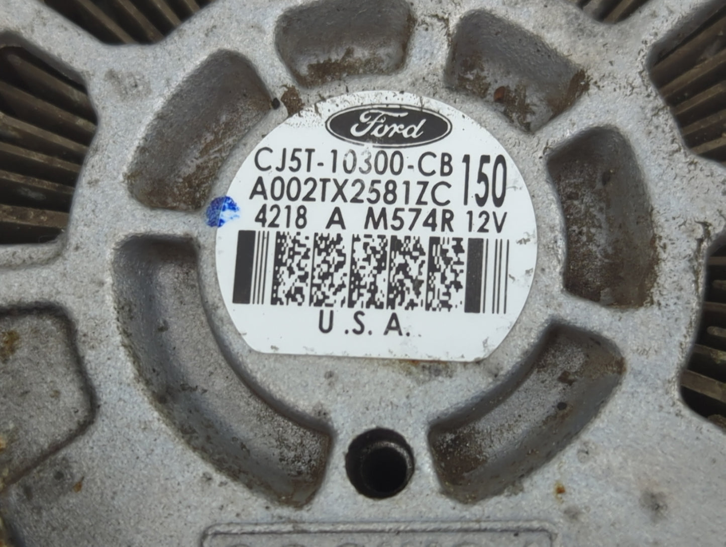 2013-2019 Ford Escape Alternator Replacement Generator Charging Assembly Engine OEM P/N:CJ5T-10300-CB Fits OEM Used Auto Par