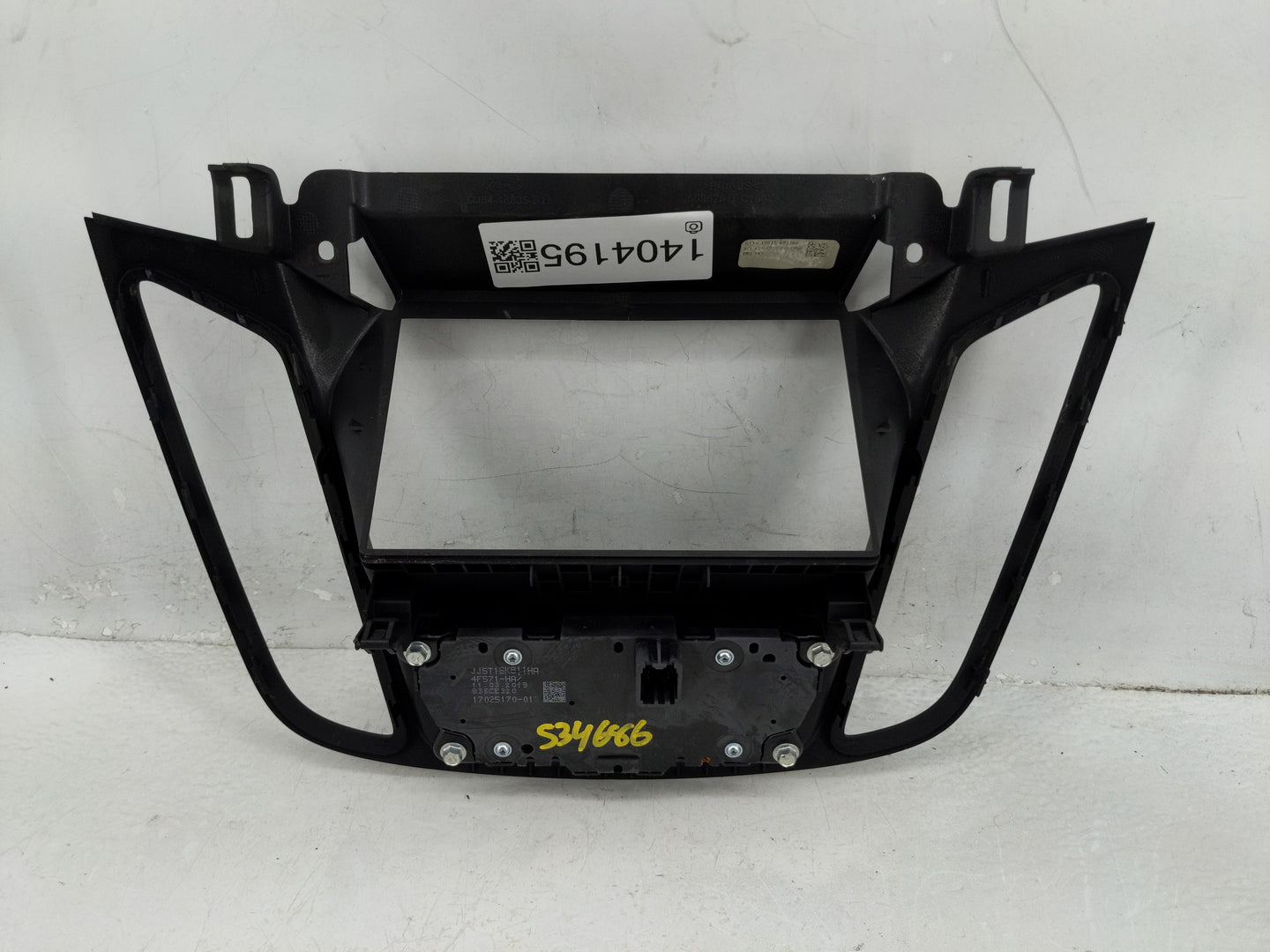 2017-2019 Ford Escape Radio Control Panel Black - Oemusedautoparts1.com