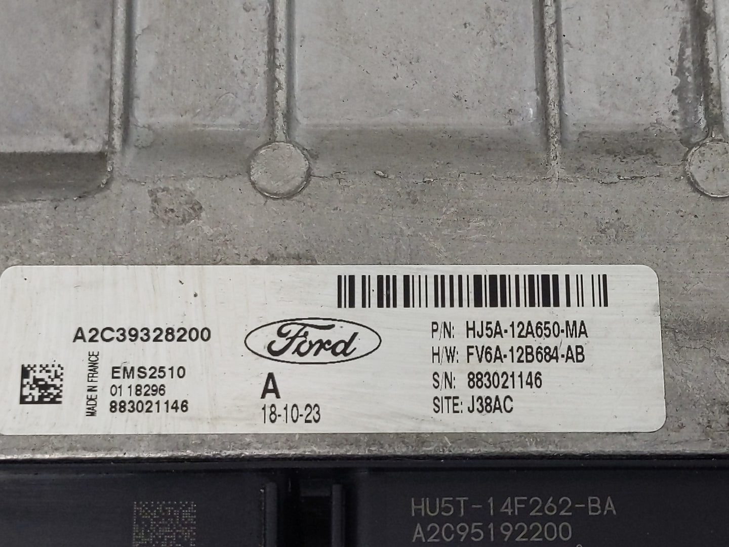 2017-2019 Ford Escape PCM Engine Control Computer ECU ECM PCU OEM P/N:HU5T-14F262-BA HJ5A-12A650-MA Fits Fits 2017 2018 2019
