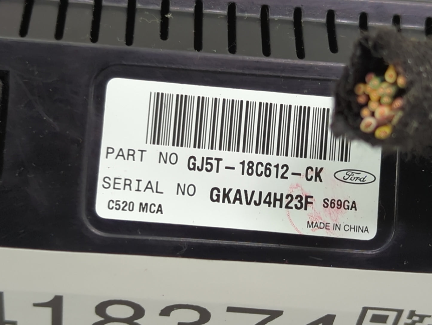 2018-2019 Ford Escape Climate Control Module Temperature AC/Heater Replacement P/N:GJ5T-18C612-CK Fits Fits 2018 2019 OEM Us