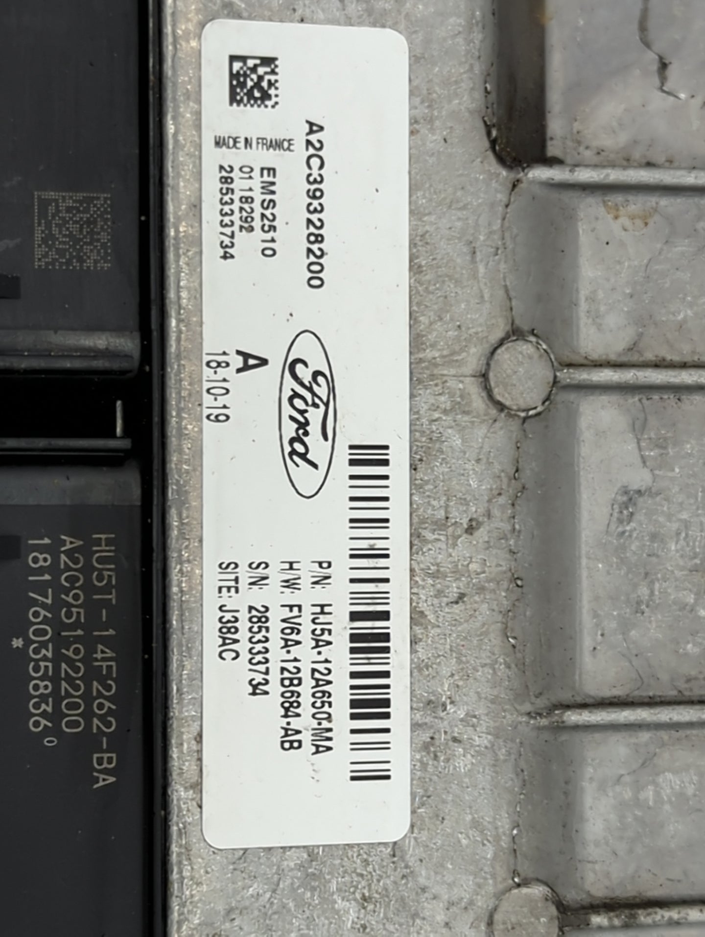 2017-2019 Ford Escape PCM Engine Control Computer ECU ECM PCU OEM P/N:HJ5A-12A650-MA FV6A-12B684-AB Fits Fits 2017 2018 2019