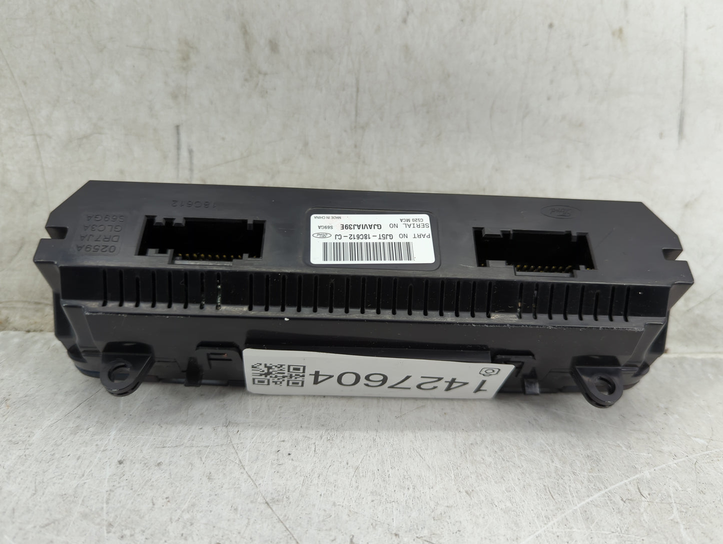 2018-2019 Ford Escape Climate Control Module Temperature AC/Heater Replacement P/N:GJ5T-18C612-CJ Fits Fits 2018 2019 OEM Us