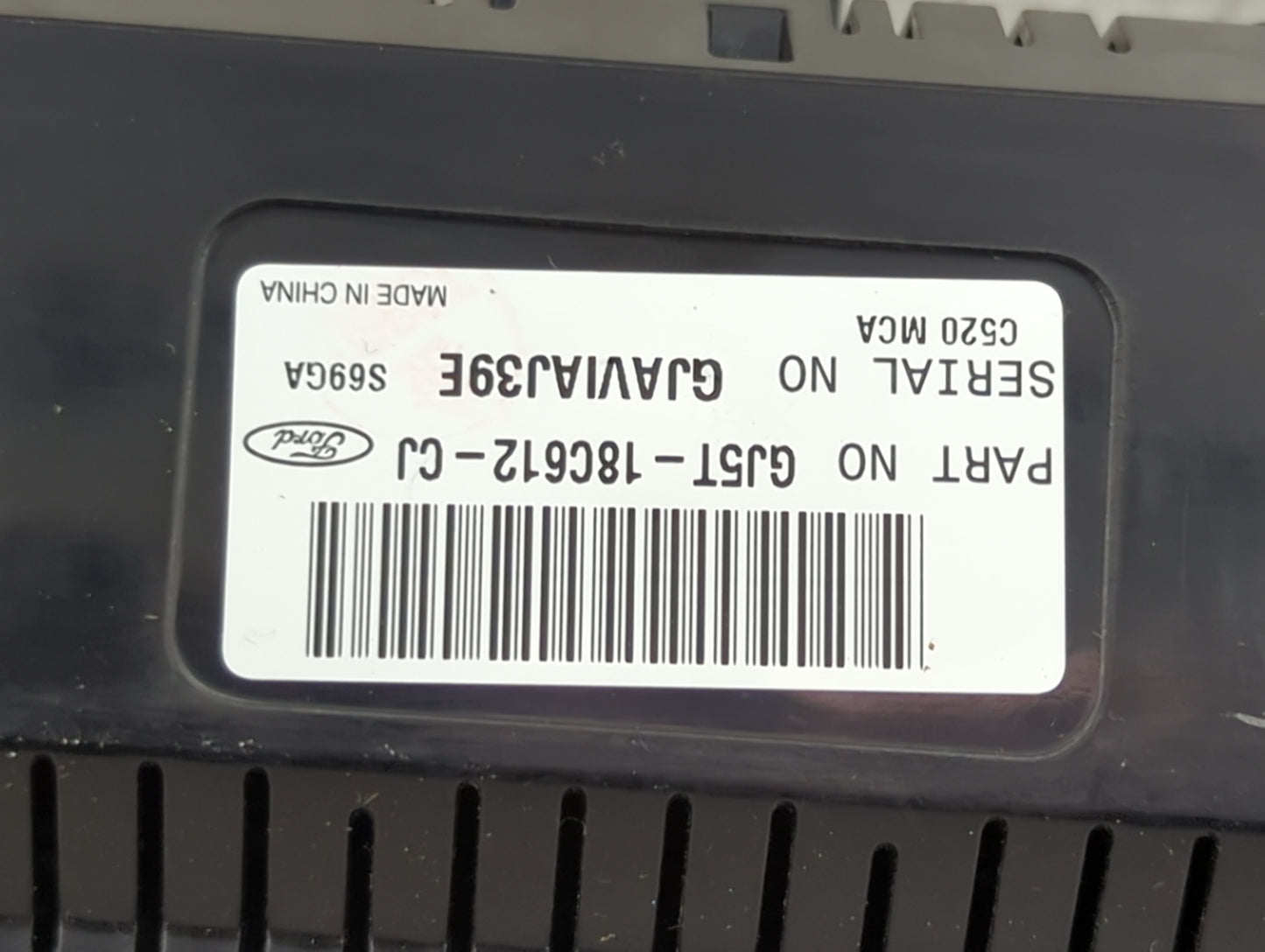2018-2019 Ford Escape Climate Control Module Temperature AC/Heater Replacement P/N:GJ5T-18C612-CJ Fits Fits 2018 2019 OEM Us