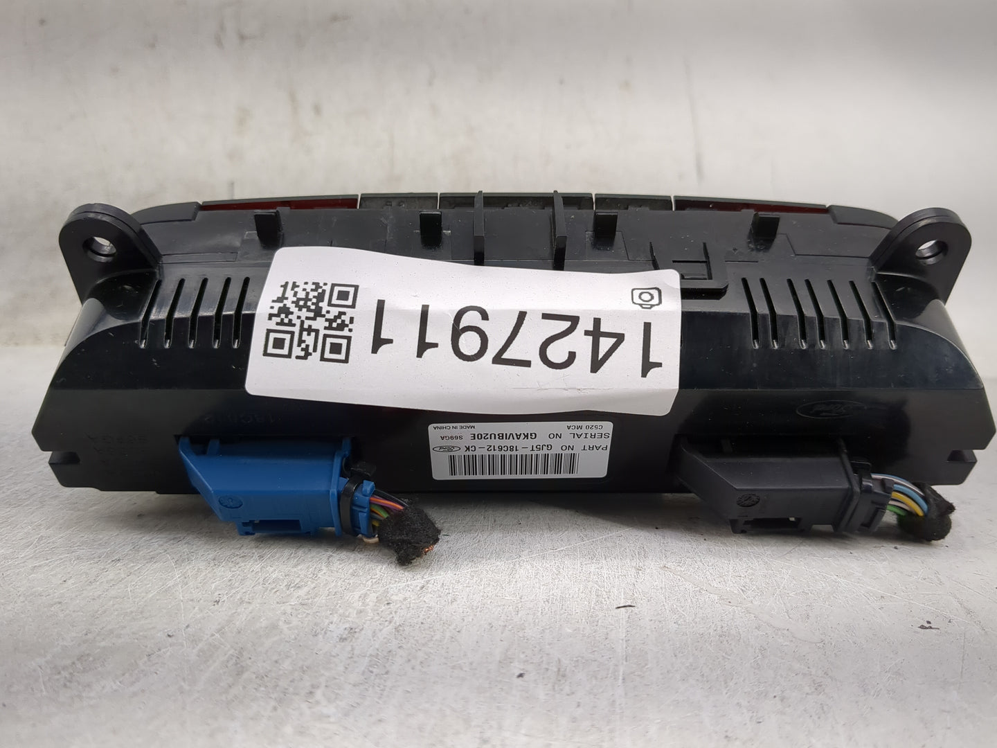 2018-2019 Ford Escape Climate Control Module Temperature AC/Heater Replacement P/N:GJ5T-18C612-CK Fits Fits 2018 2019 OEM Us