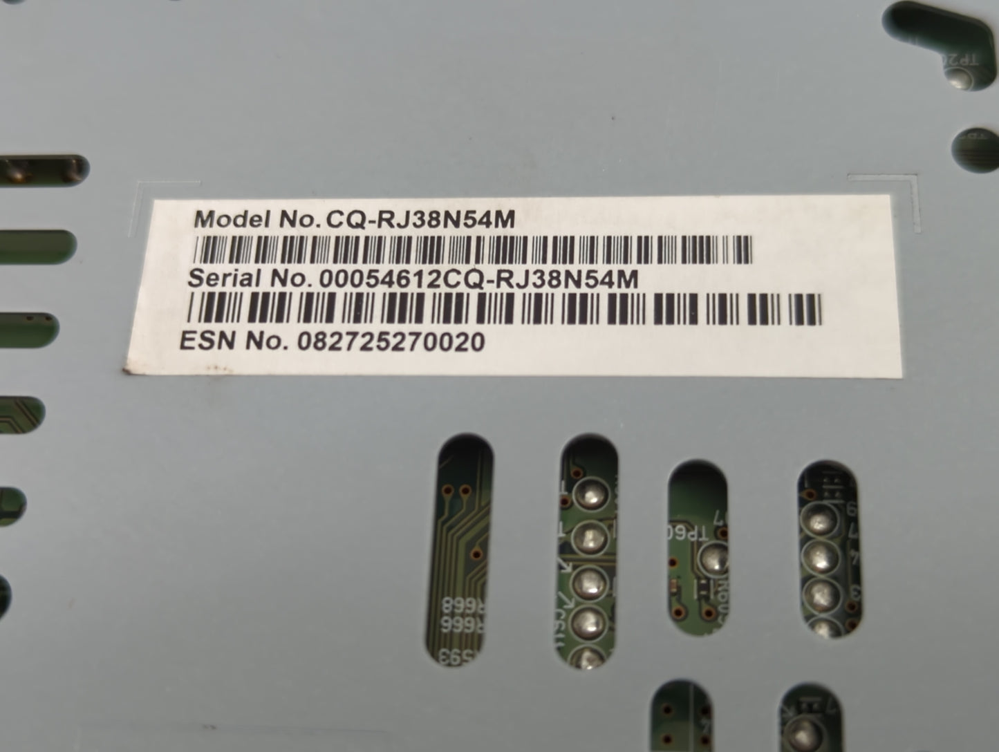 2017-2019 Ford Escape Radio AM FM Cd Player Receiver Replacement P/N:GJ5T-19C107-GB CQ-RJ38N54M Fits Fits 2017 2018 2019 OEM