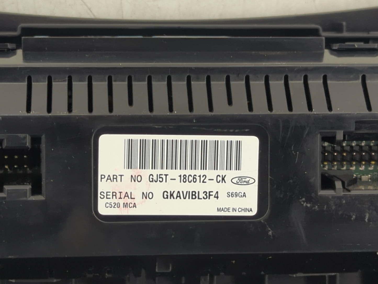 2018-2019 Ford Escape Climate Control Module Temperature AC/Heater Replacement P/N:GJ5T-18C612-CK Fits Fits 2018 2019 OEM Us