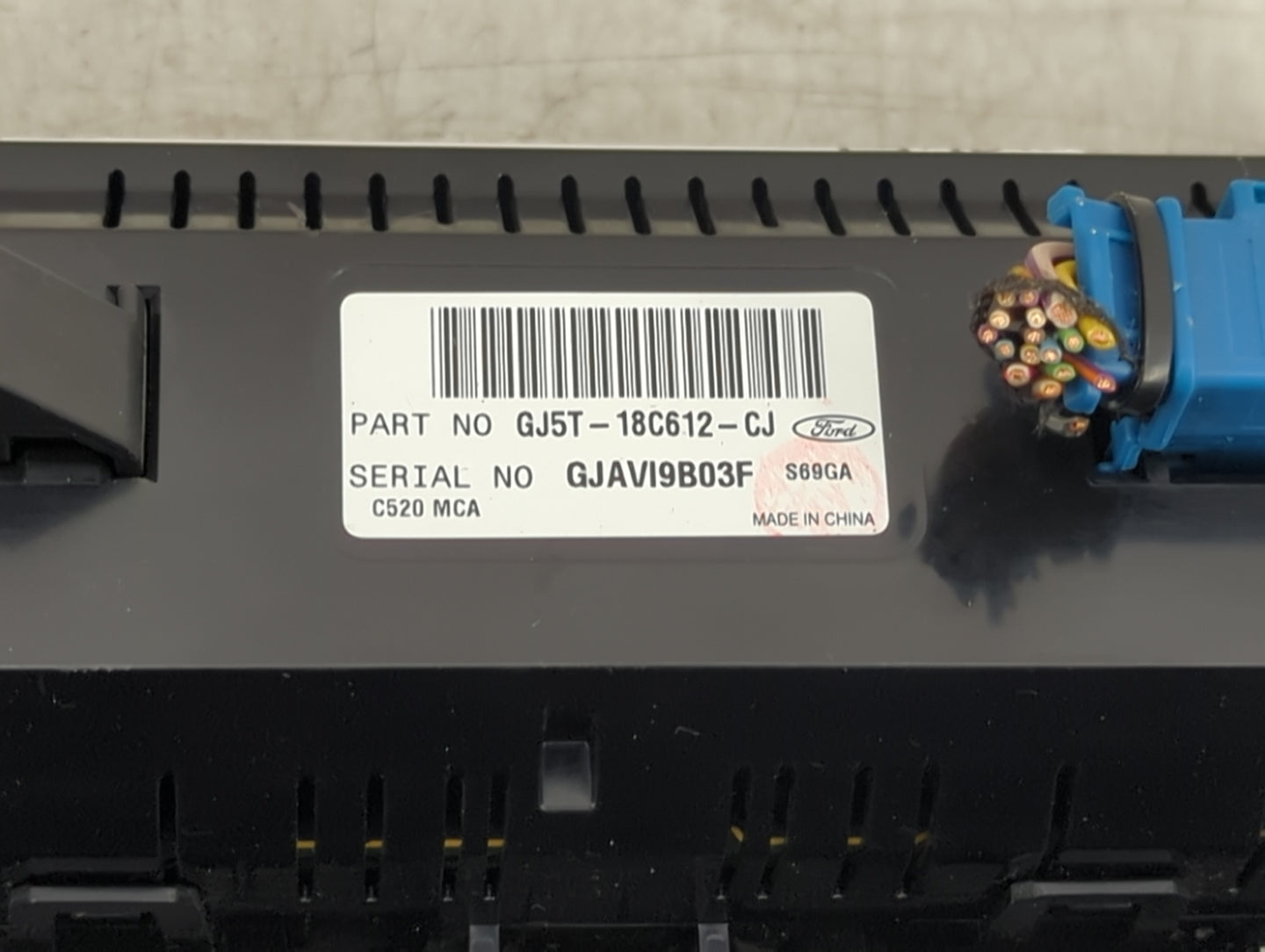 2018-2019 Ford Escape Climate Control Module Temperature AC/Heater Replacement P/N:GJ5T-18C612-CJ Fits Fits 2018 2019 OEM Us