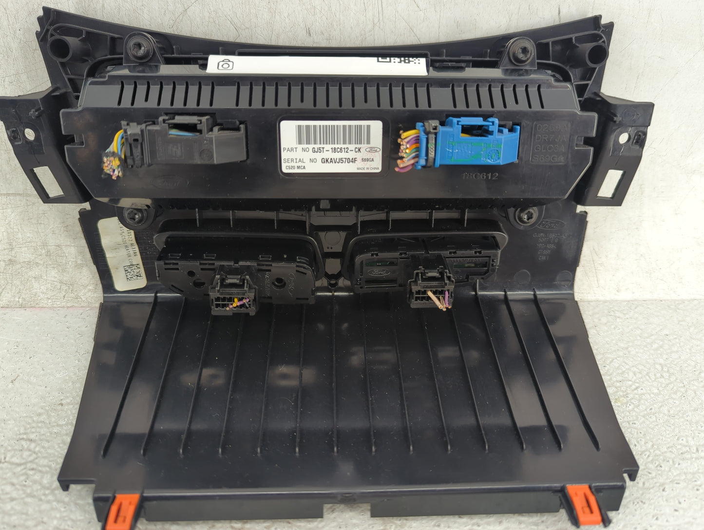 2018-2019 Ford Escape Climate Control Module Temperature AC/Heater Replacement P/N:GJ5T-18C612-CK Fits Fits 2018 2019 OEM Us