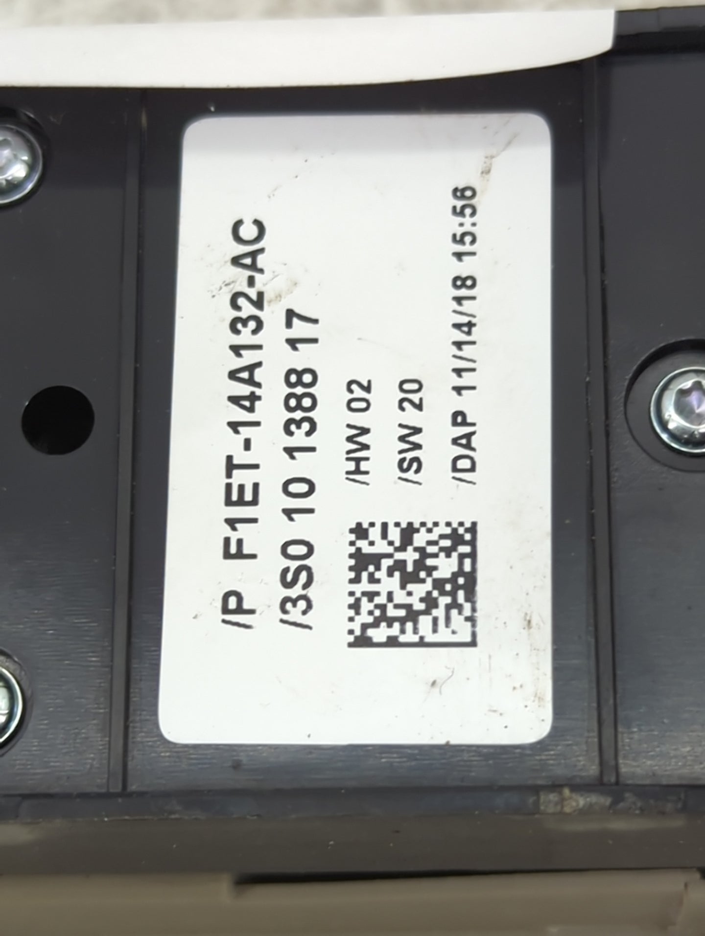 2017-2019 Ford Escape Master Power Window Switch Replacement Driver Side Left P/N:F1ET-14A132-AC Fits OEM Used Auto Parts - 