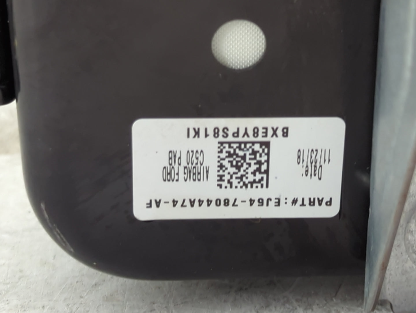2015-2019 Ford Escape Air Bag Passenger Right Dashboard OEM P/N:EJ54-78044A74-AF Fits Fits 2015 2016 2017 2018 2019 OEM Used