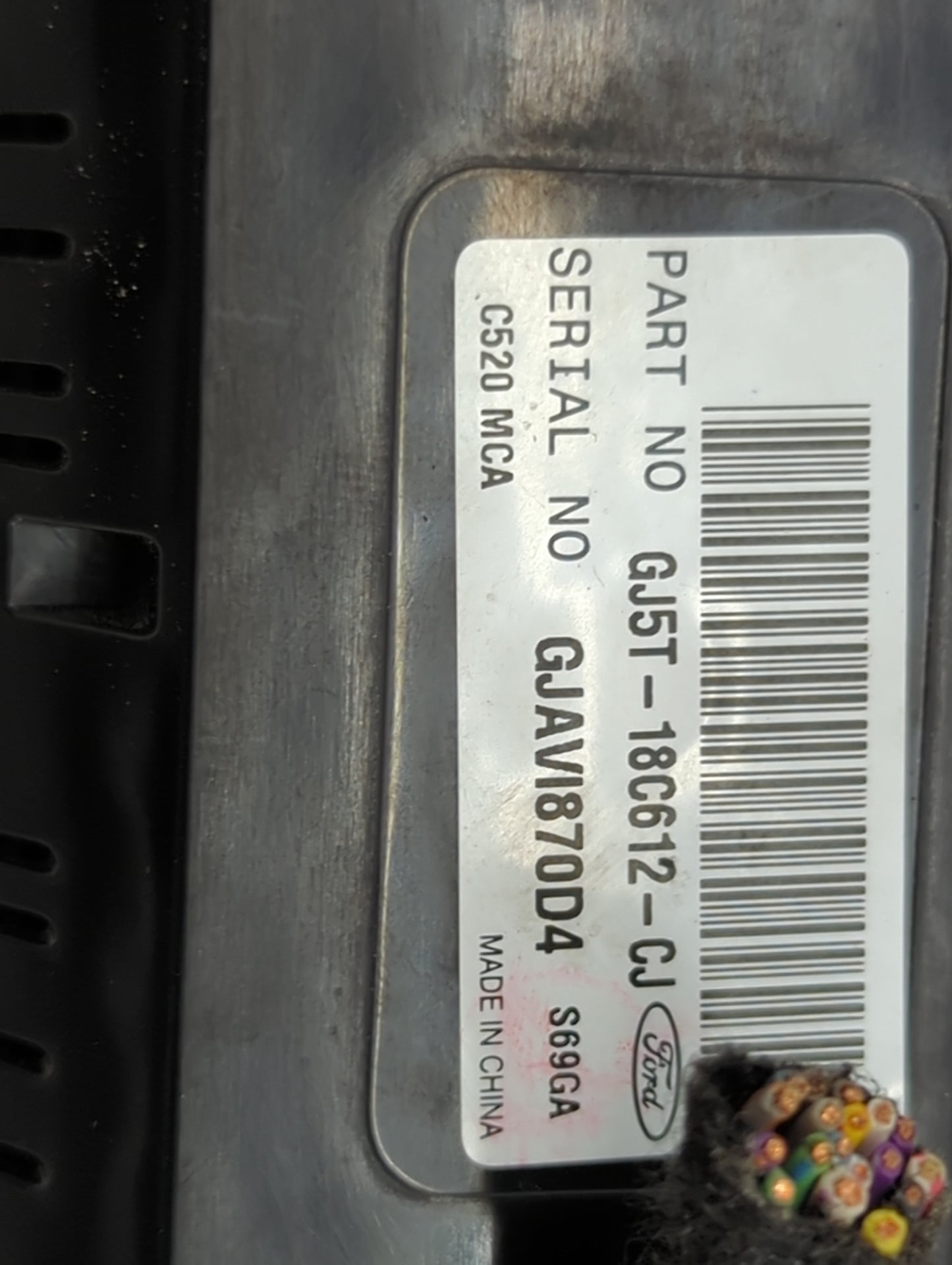2017-2019 Ford Escape Climate Control Module Temperature AC/Heater Replacement P/N:GJ5T-18C612-CJ GJAV1870D4 Fits OEM Used A
