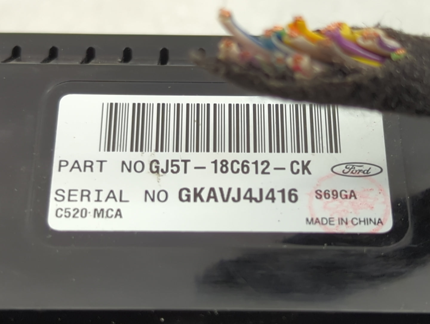 2018-2019 Ford Escape Climate Control Module Temperature AC/Heater Replacement P/N:GJ5T-18C612-CK Fits Fits 2018 2019 OEM Us