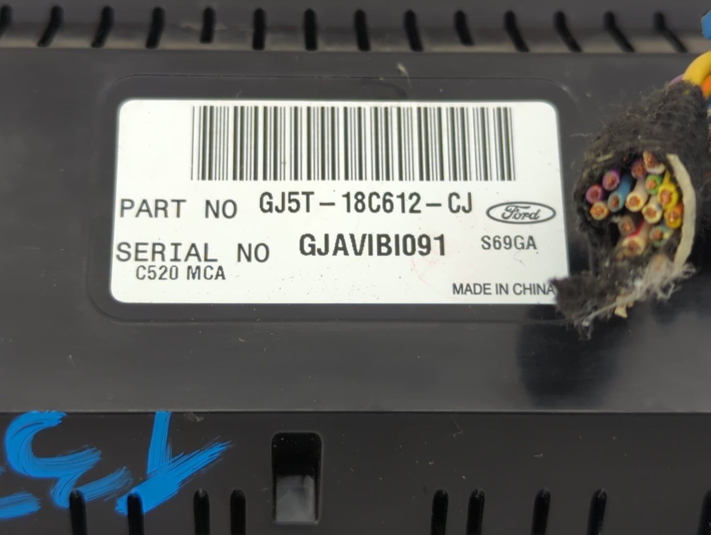 2018-2019 Ford Escape Climate Control Module Temperature AC/Heater Replacement P/N:GJ5T-18C612-CJ Fits Fits 2018 2019 OEM Us