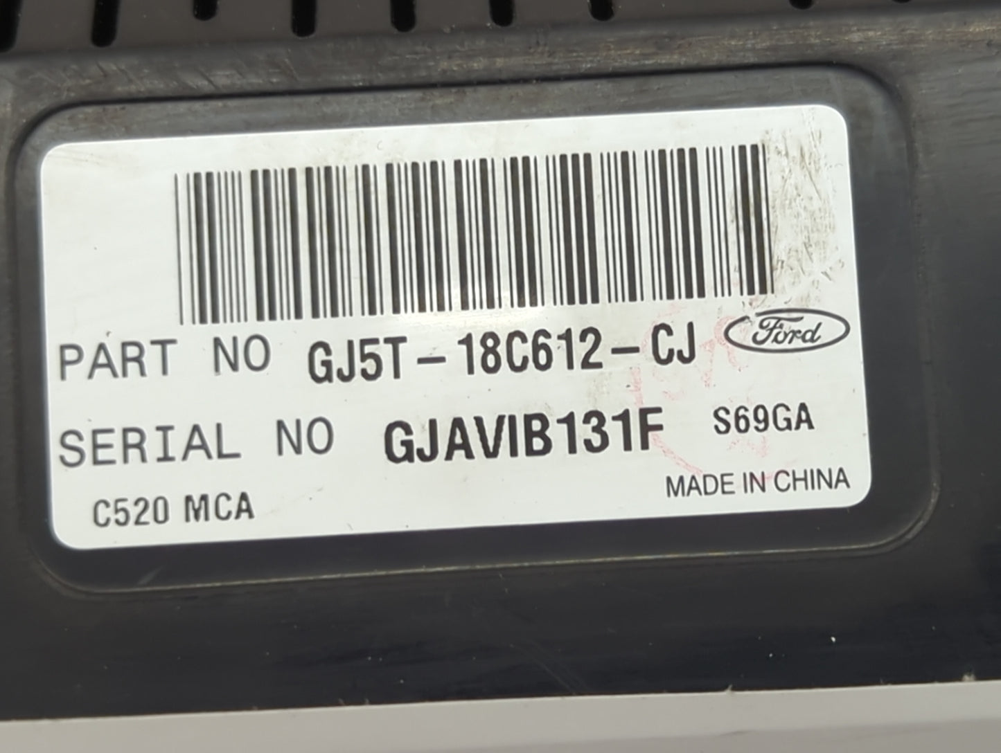 2018-2019 Ford Escape Climate Control Module Temperature AC/Heater Replacement P/N:GJ5T-18C612-CJ Fits Fits 2018 2019 OEM Us