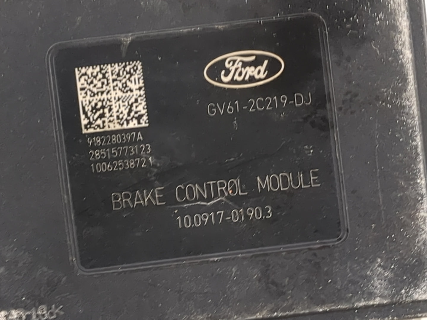 2017-2019 Ford Escape ABS Pump Control Module Replacement P/N:GV61-2C219-DJ Fits Fits 2017 2018 2019 OEM Used Auto Parts - O