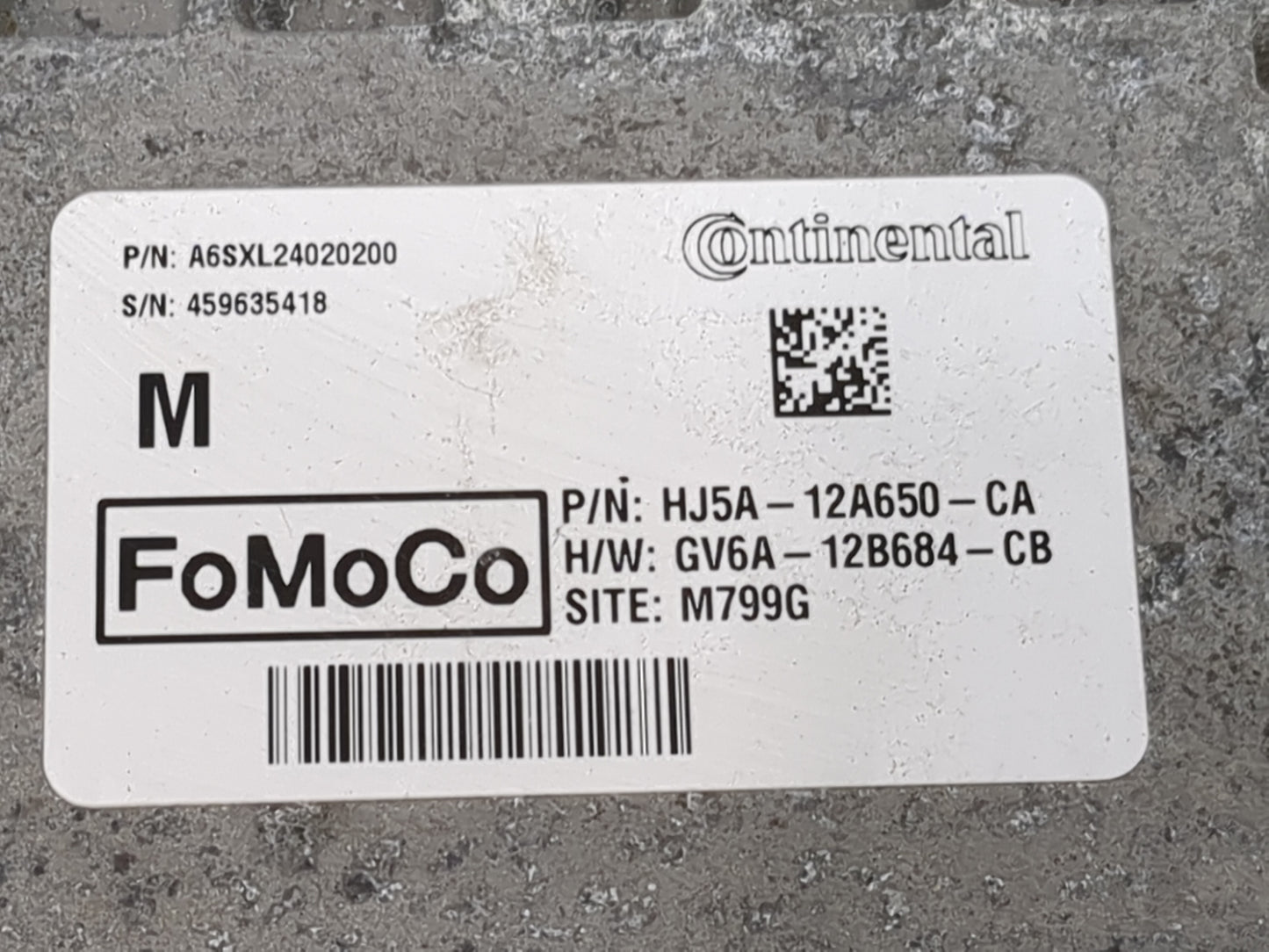 2017-2019 Ford Escape PCM Engine Control Computer ECU ECM PCU OEM P/N:GV6A-12B684-CB HJ5A-12A650-CA Fits OEM Used Auto Parts