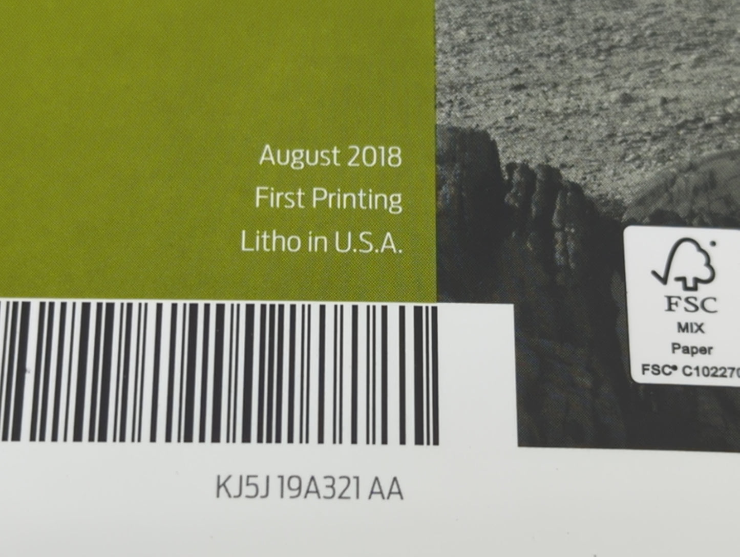 2019 Ford Escape Owners Manual Book Guide P/N:KJ5J19A321AA OEM Used Auto Parts - Oemusedautoparts1.com