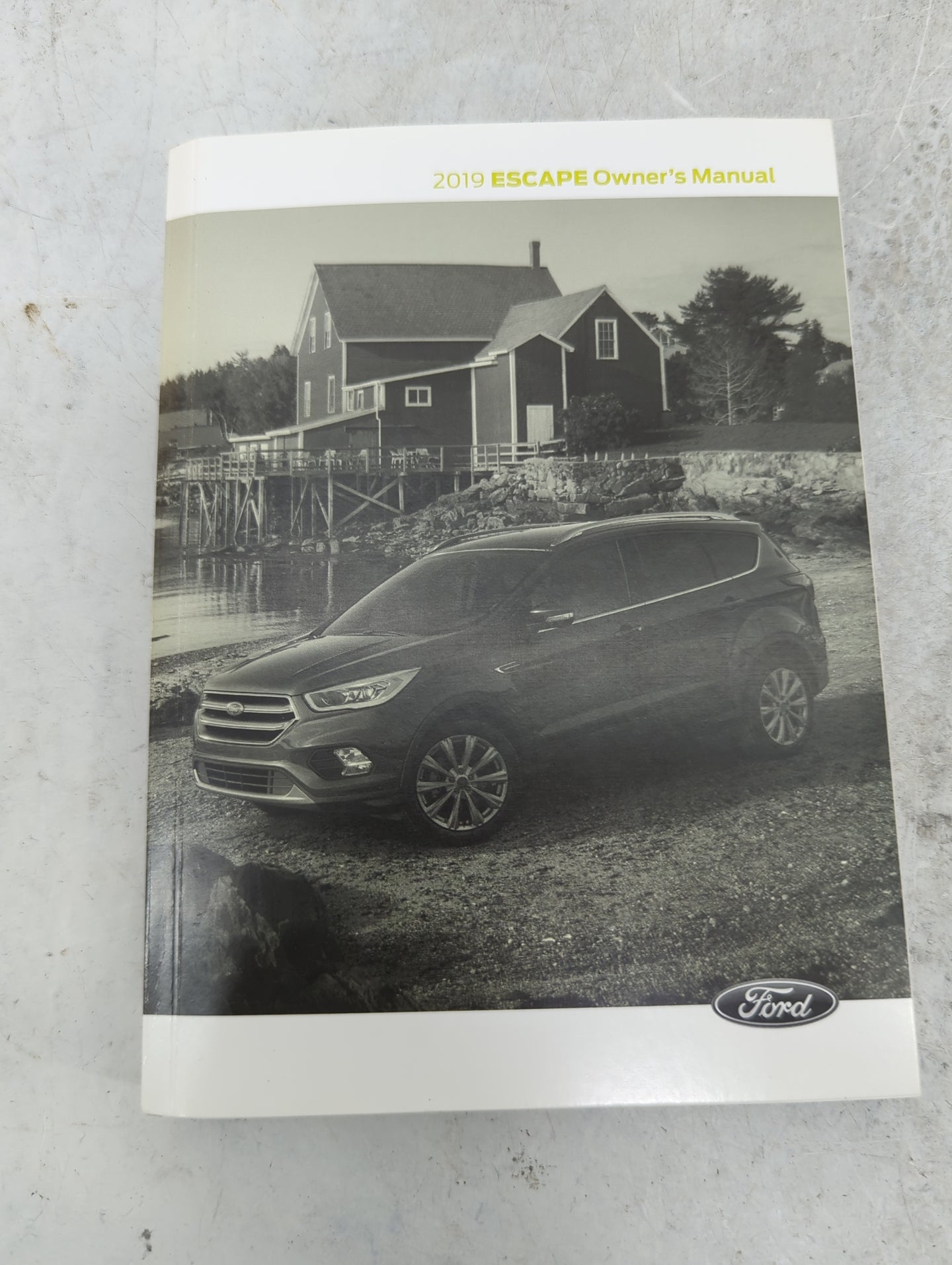 2019 Ford Escape Owners Manual Book Guide P/N:KJ5J19A321AB OEM Used Auto Parts - Oemusedautoparts1.com