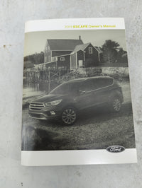 2019 Ford Escape Owners Manual Book Guide P/N:KJ5J19A321AB OEM Used Auto Parts - Oemusedautoparts1.com