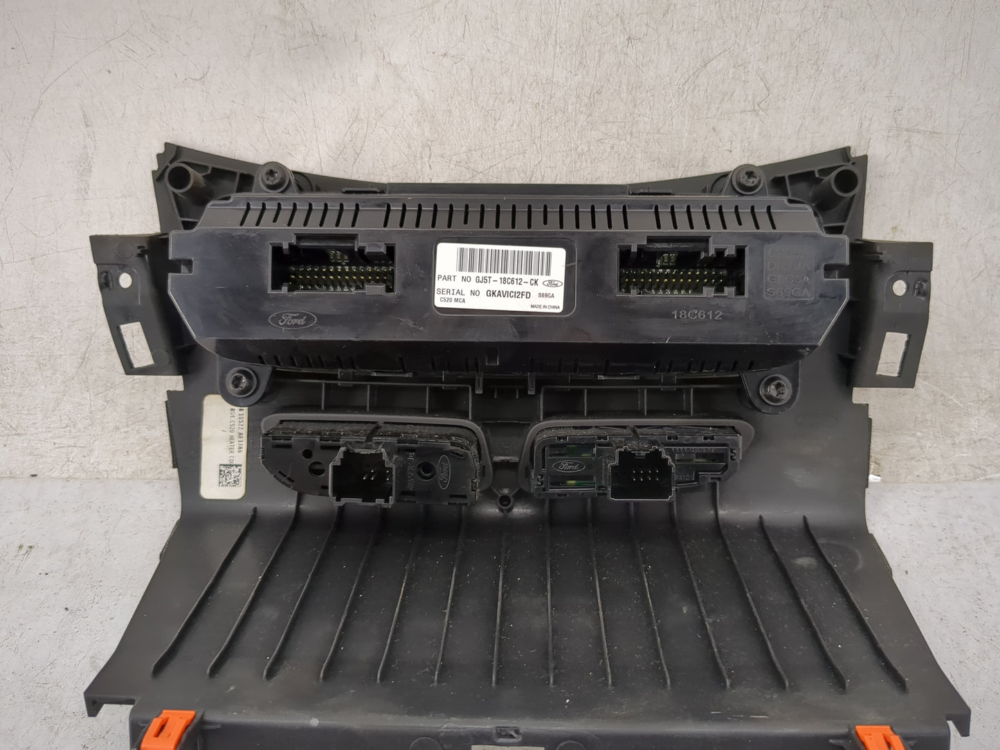 2018-2019 Ford Escape Climate Control Module Temperature AC/Heater Replacement P/N:GJ5T-18C612-CK Fits Fits 2018 2019 OEM Us
