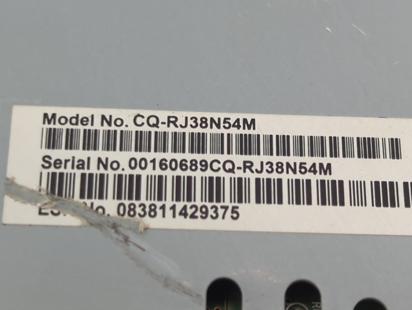 2017-2019 Ford Escape Radio AM FM Cd Player Receiver Replacement P/N:CQ-RJ38N54M GJ5T-19C107-KA Fits Fits 2017 2018 2019 OEM