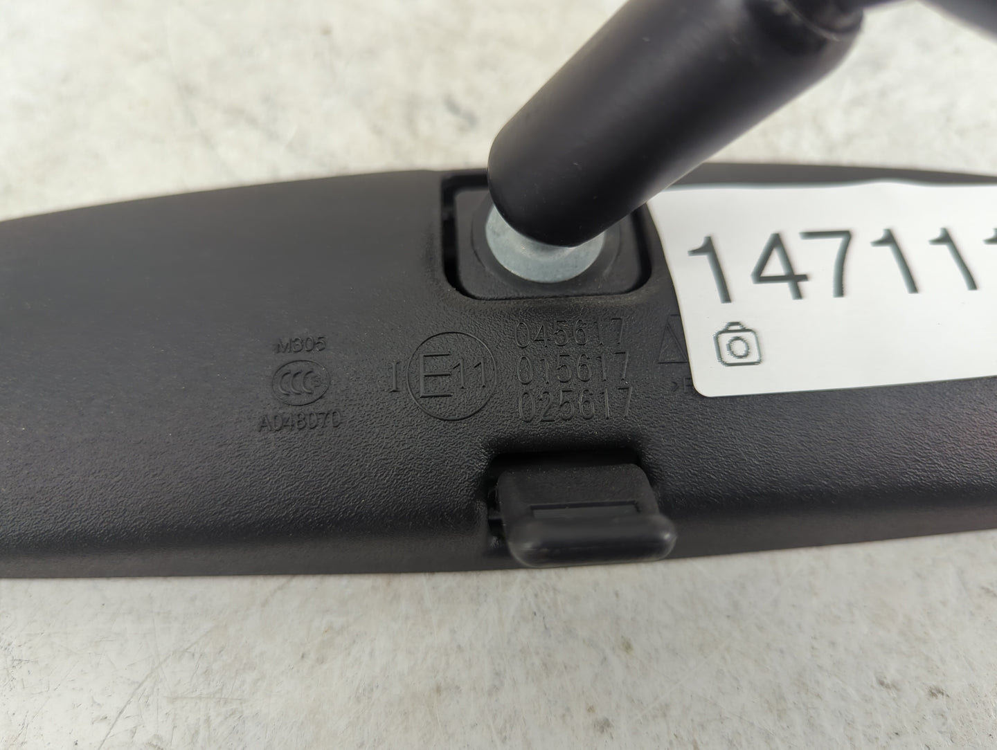 2017-2019 Ford Escape Interior Rear View Mirror Replacement OEM P/N:045617 015617, 025617 Fits Fits 2015 2016 2017 2018 2019