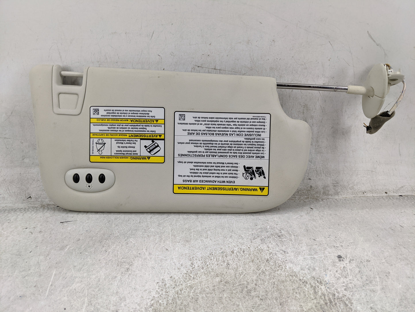 2013-2019 Ford Escape Sun Visor Shade Replacement Driver Left Mirror Fits Fits 2013 2014 2015 2016 2017 2018 2019 OEM Used A