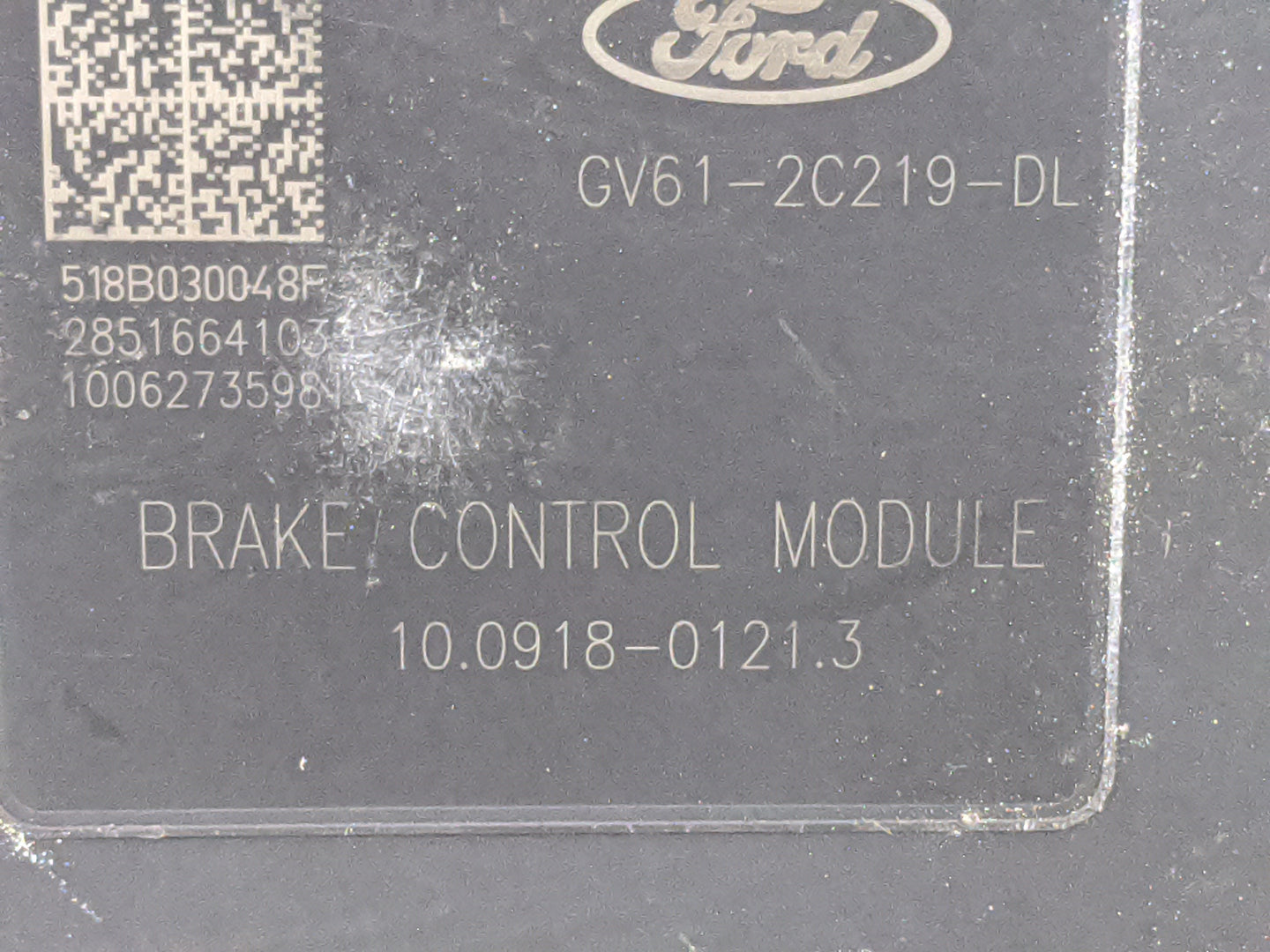 2017-2019 Ford Escape ABS Pump Control Module Replacement P/N:GV61-2C405-CL GV61-2C219-DL Fits Fits 2017 2018 2019 OEM Used 