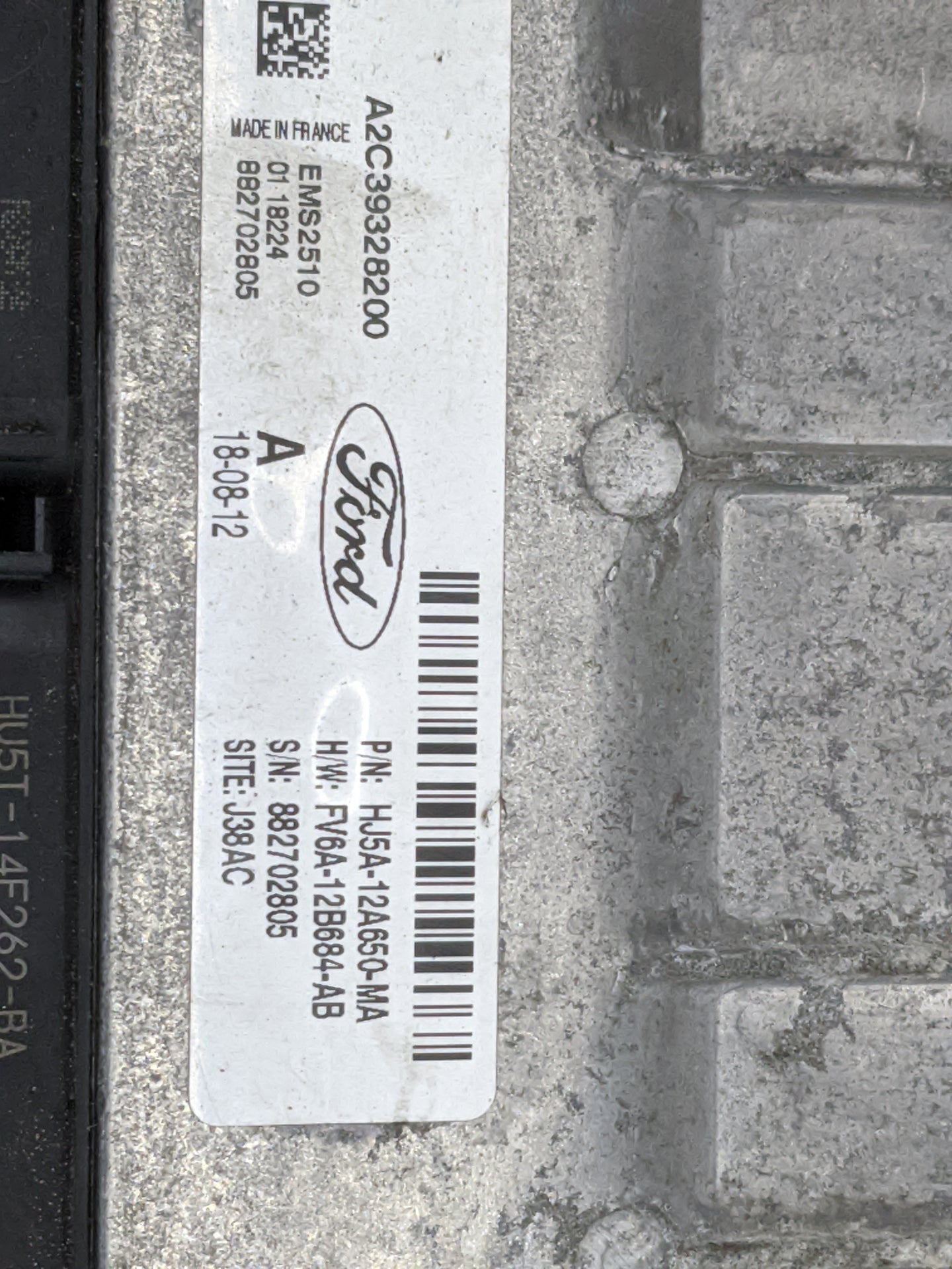 2017-2019 Ford Escape PCM Engine Control Computer ECU ECM PCU OEM P/N:HJ5A-12A650-MA FV6A-12B684-AB Fits Fits 2017 2018 2019