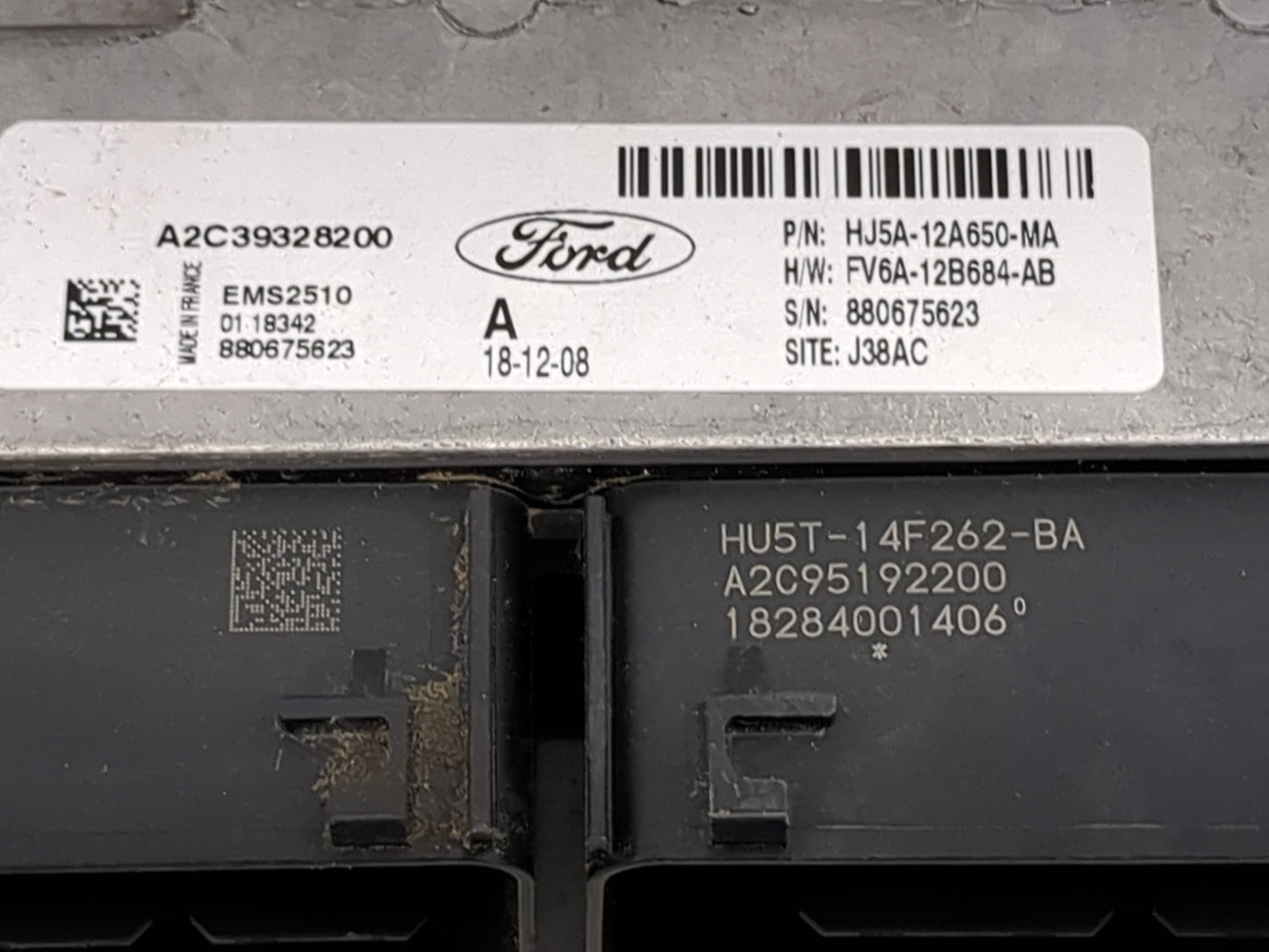 2017-2019 Ford Escape PCM Engine Control Computer ECU ECM PCU OEM P/N:HJ5A-12A650-MA FV6A-12B684-AB Fits Fits 2017 2018 2019
