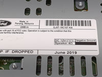 2019 Ford Escape Radio AM FM Cd Player Receiver Replacement P/N:GJ5T-19C107-KA Fits OEM Used Auto Parts - Oemusedautoparts1.