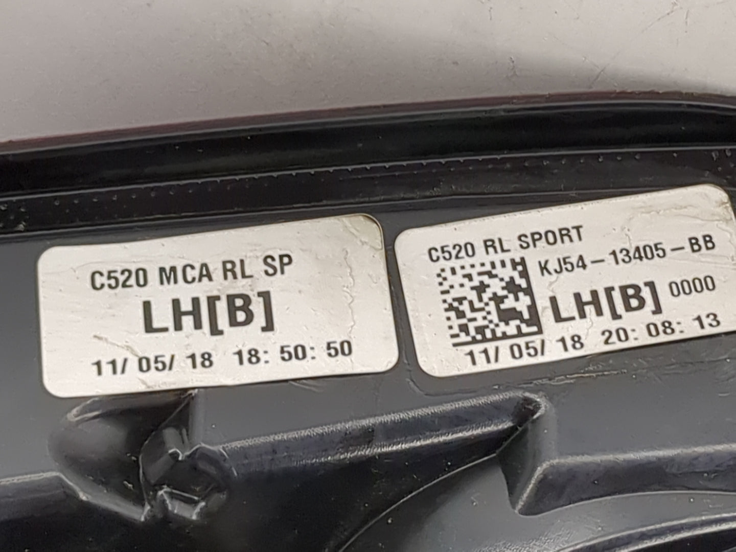 2019 Ford Escape Tail Light Assembly Driver Left OEM P/N:KJ54-13405-BB Fits OEM Used Auto Parts - Oemusedautoparts1.com
