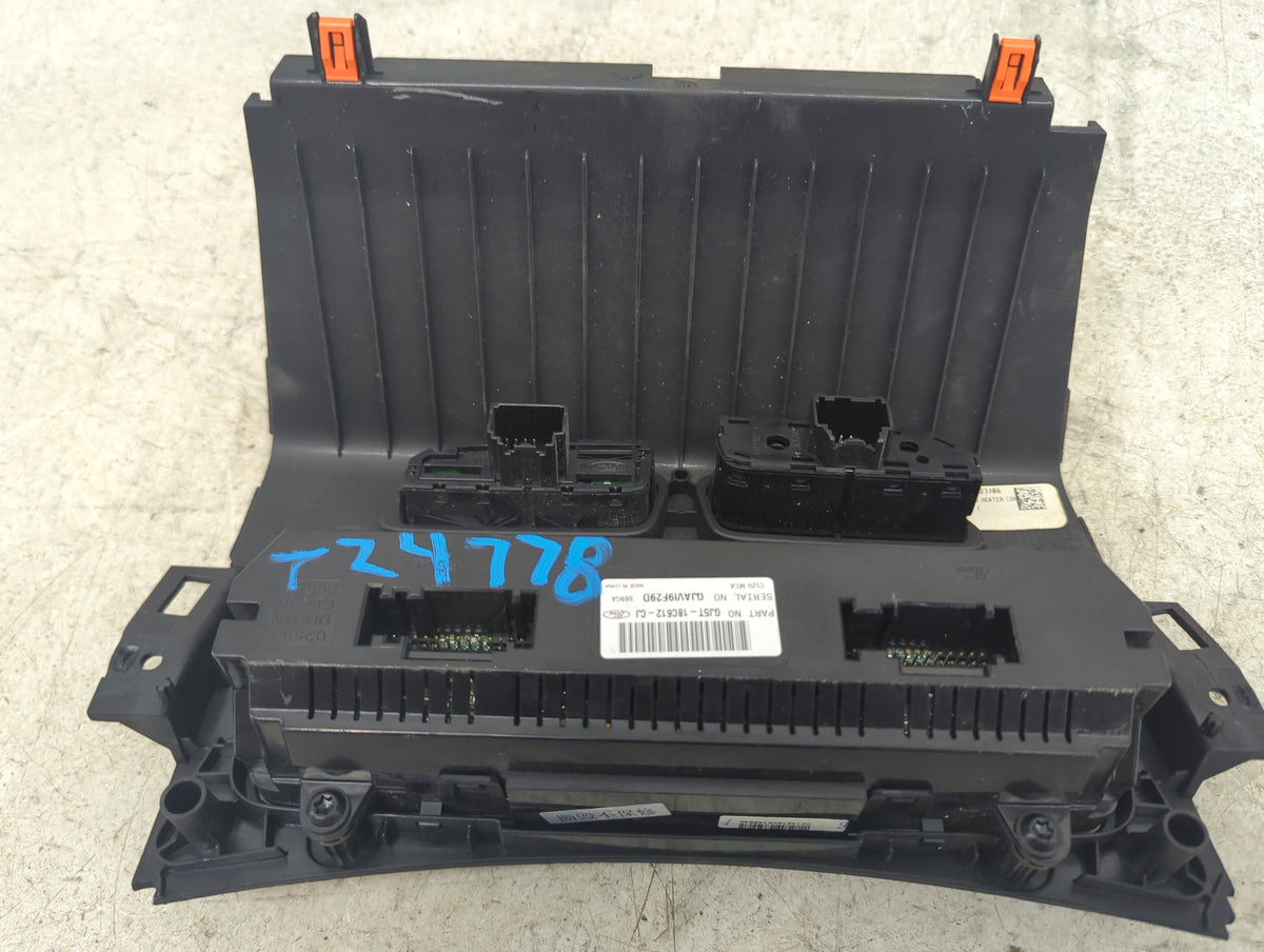 2018-2019 Ford Escape Climate Control Module Temperature AC/Heater Replacement P/N:GJ5T-18C612-CJ GJAV19F29D Fits Fits 2018 