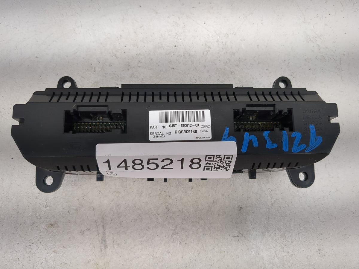 2018-2019 Ford Escape Climate Control Module Temperature AC/Heater Replacement P/N:GJ5T-18C612-CK Fits Fits 2018 2019 OEM Us