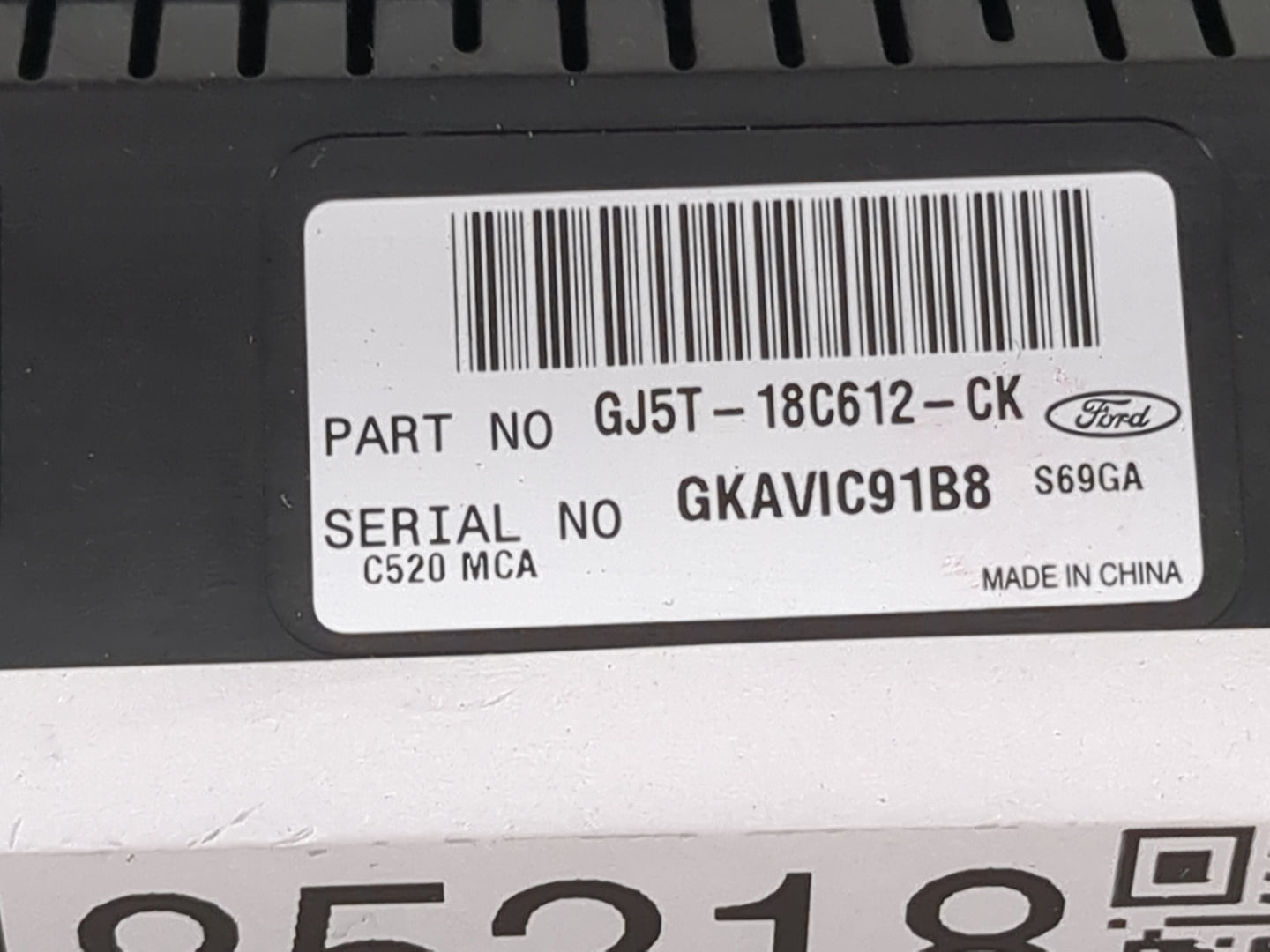 2018-2019 Ford Escape Climate Control Module Temperature AC/Heater Replacement P/N:GJ5T-18C612-CK Fits Fits 2018 2019 OEM Us