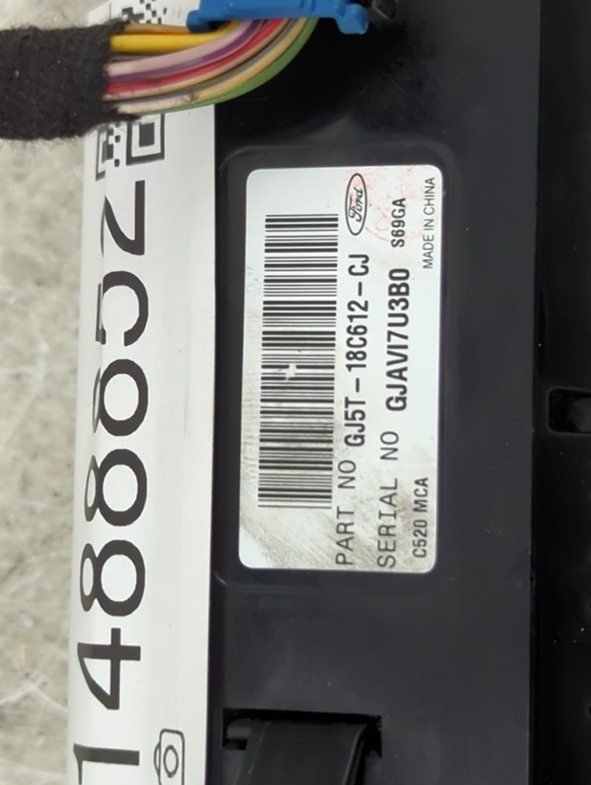 2018-2019 Ford Escape Climate Control Module Temperature AC/Heater Replacement P/N:GJ5T-18C612-CJ Fits Fits 2018 2019 OEM Us