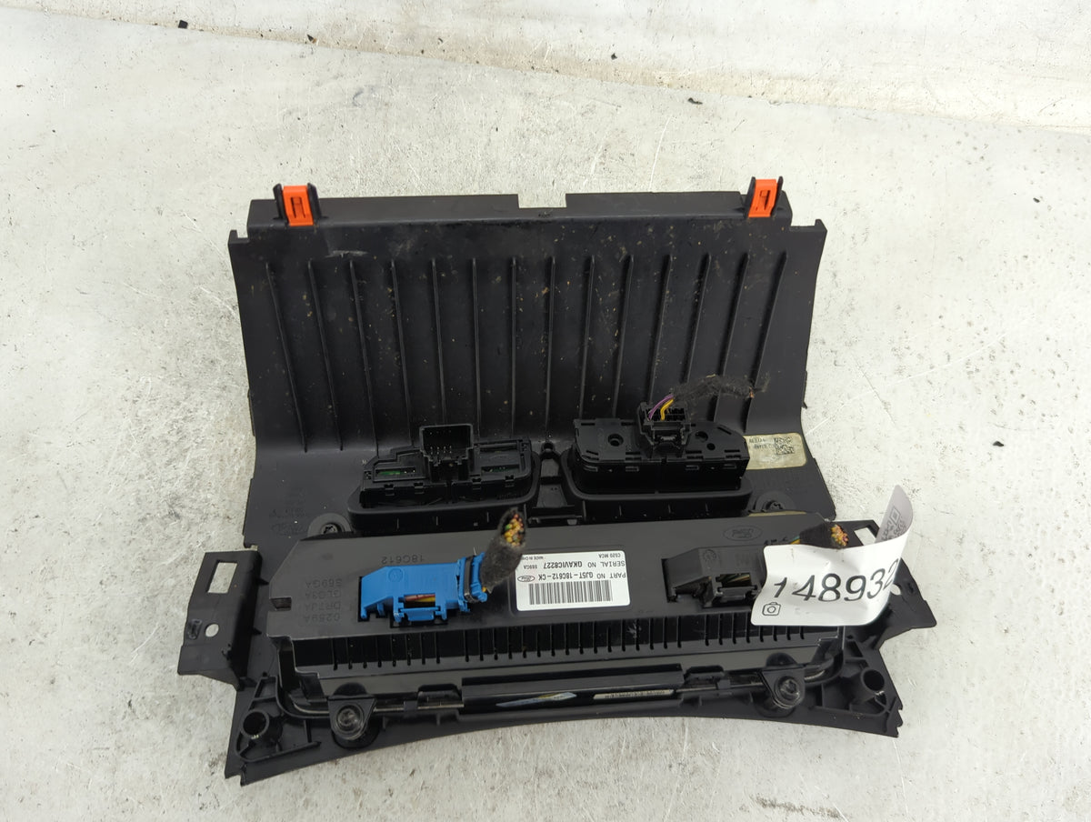 2018-2019 Ford Escape Climate Control Module Temperature AC/Heater Replacement P/N:GJ5T-18C612-CK Fits Fits 2018 2019 OEM Us