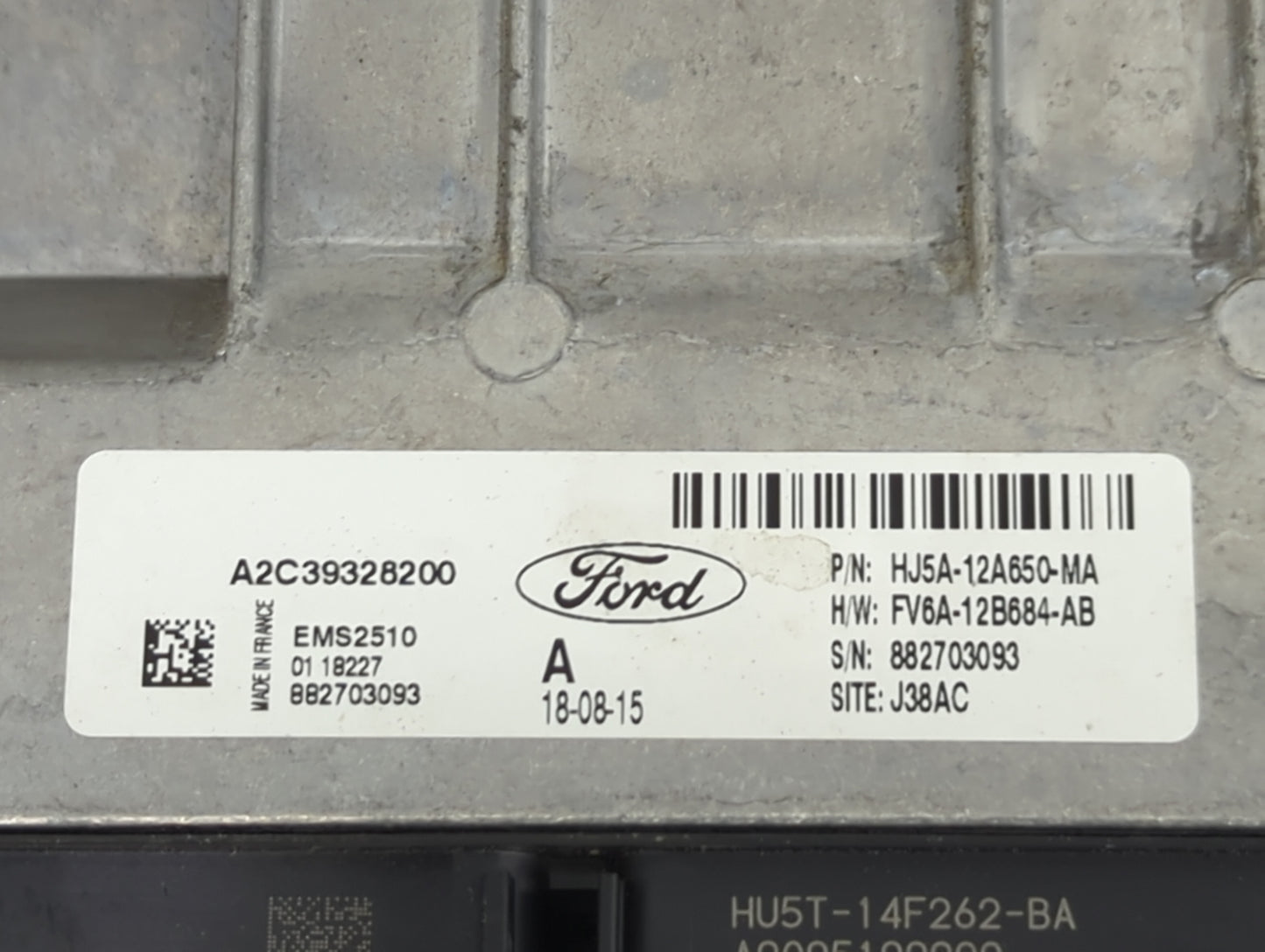 2017-2019 Ford Escape PCM Engine Control Computer ECU ECM PCU OEM P/N:HJ5A-12A650-MA FV6A-12B684-AB Fits Fits 2017 2018 2019