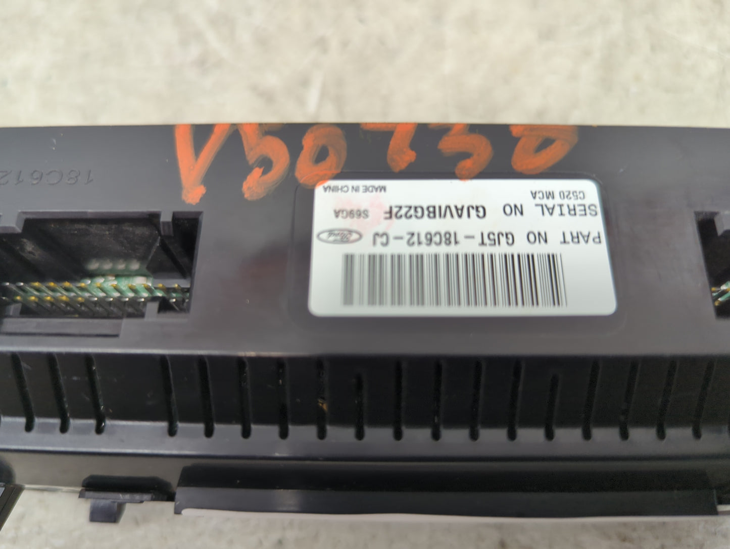 2018-2019 Ford Escape Climate Control Module Temperature AC/Heater Replacement P/N:GJ5T-18C612-CJ GJAVIBG22F Fits Fits 2018 