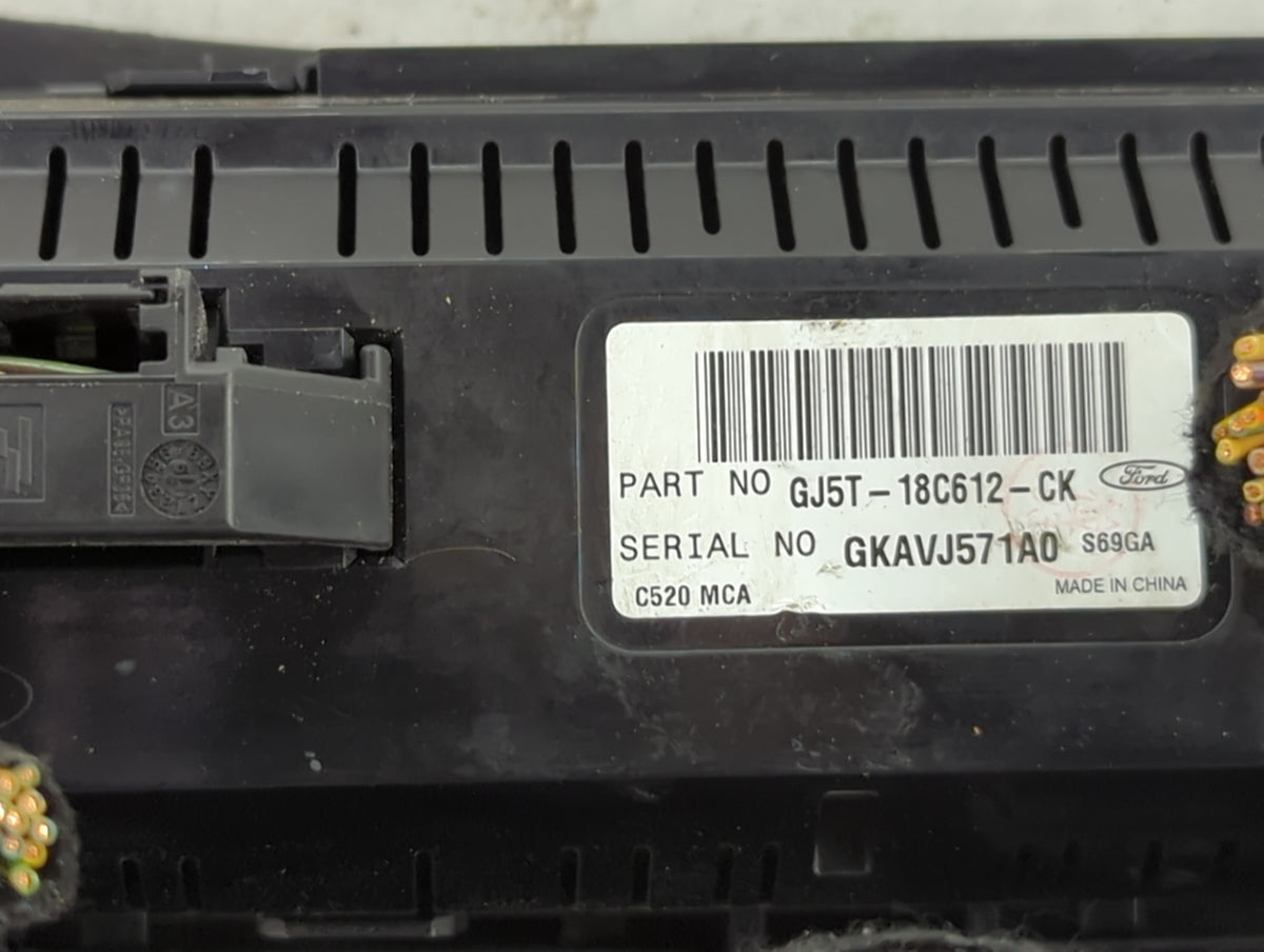 2018-2019 Ford Escape Climate Control Module Temperature AC/Heater Replacement P/N:GJ5T-18C612-CK GKAVJ571A0 Fits Fits 2018 