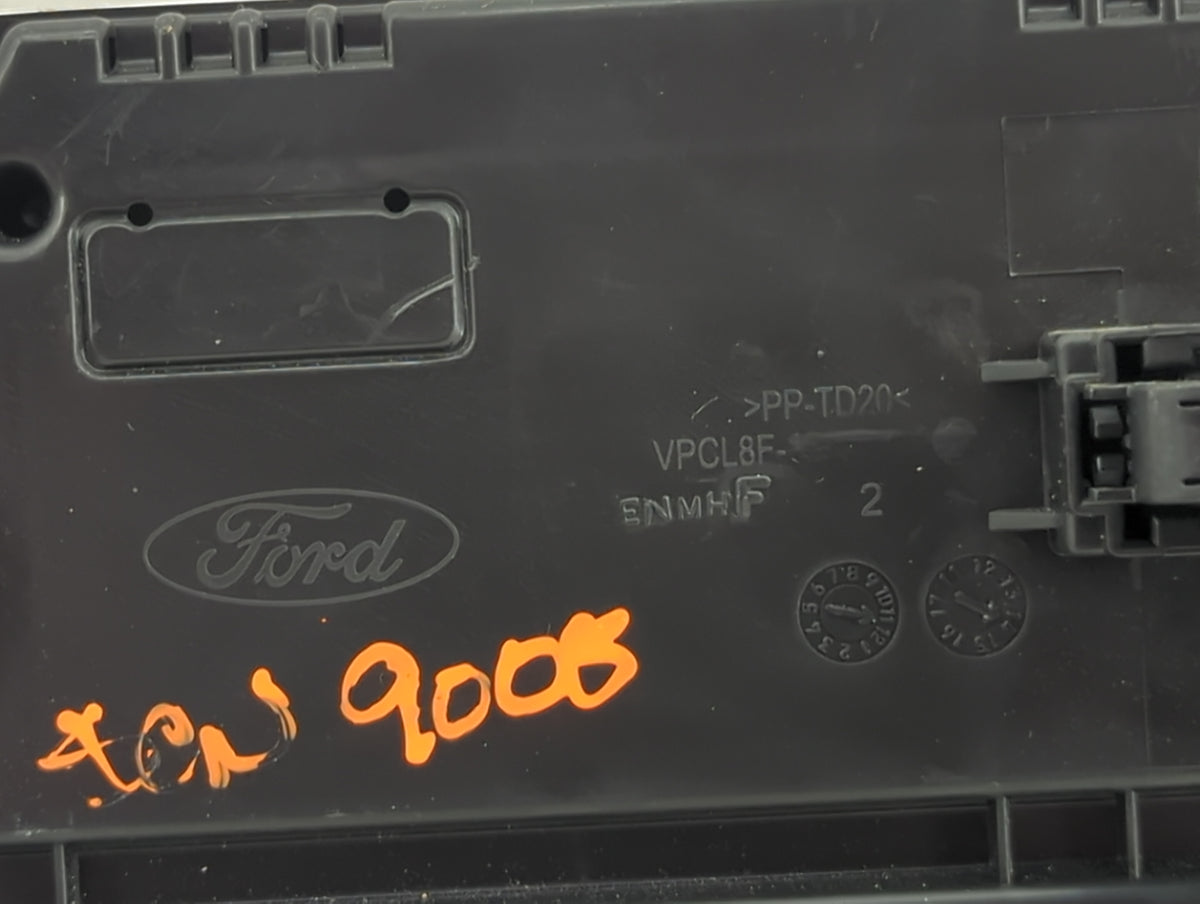 2019 Ford Escape Instrument Cluster Speedometer Gauges Miles:71K Fits OEM Used Auto Parts - Oemusedautoparts1.com