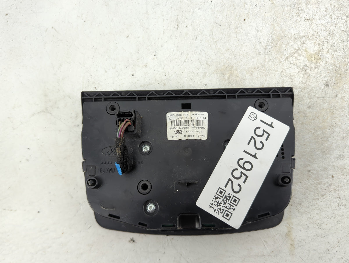 2017-2019 Ford Escape Radio Control Panel Black 1521952 - Oemusedautoparts1.com