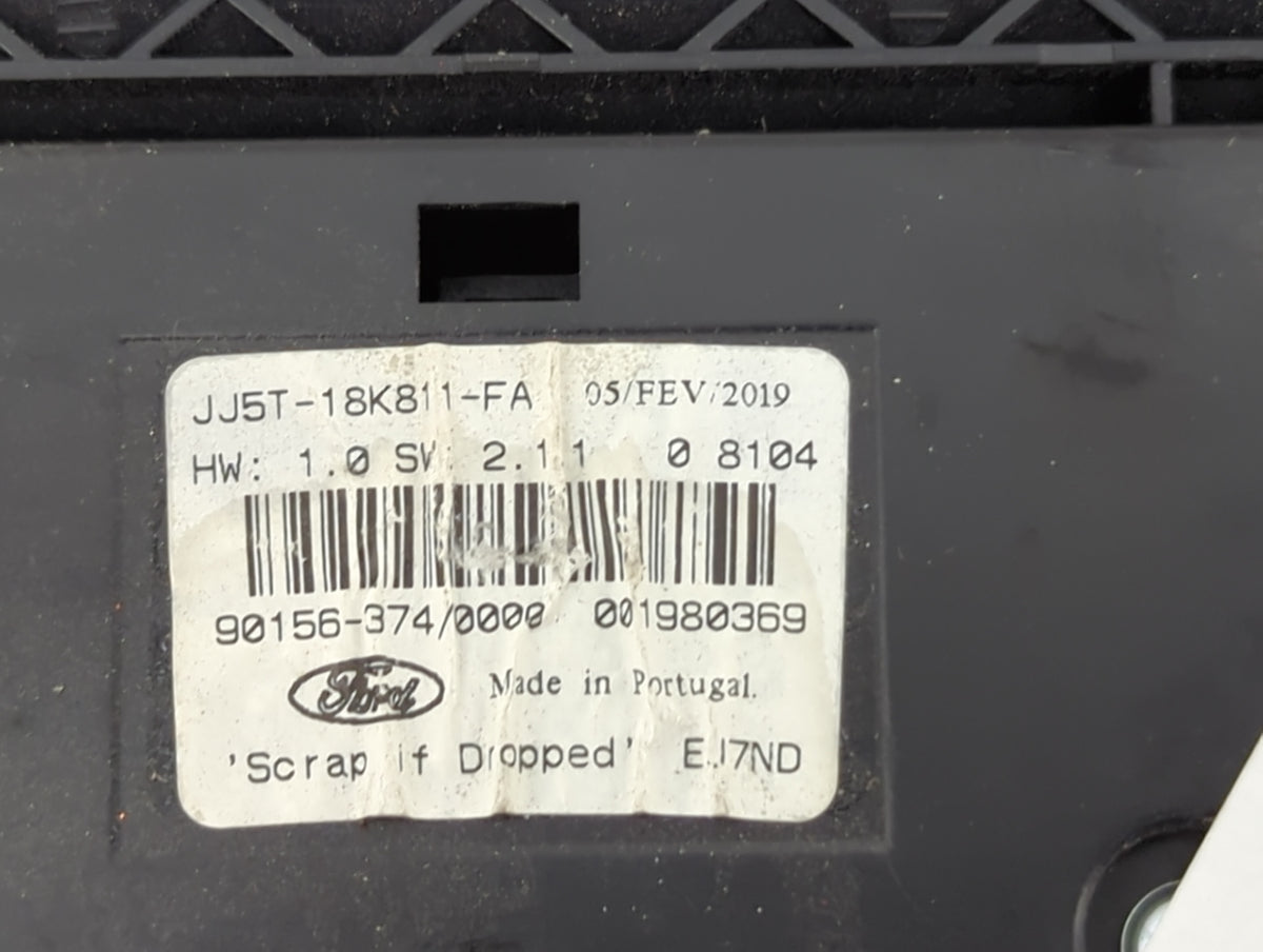 2017-2019 Ford Escape Radio Control Panel Black 1521952 - Oemusedautoparts1.com