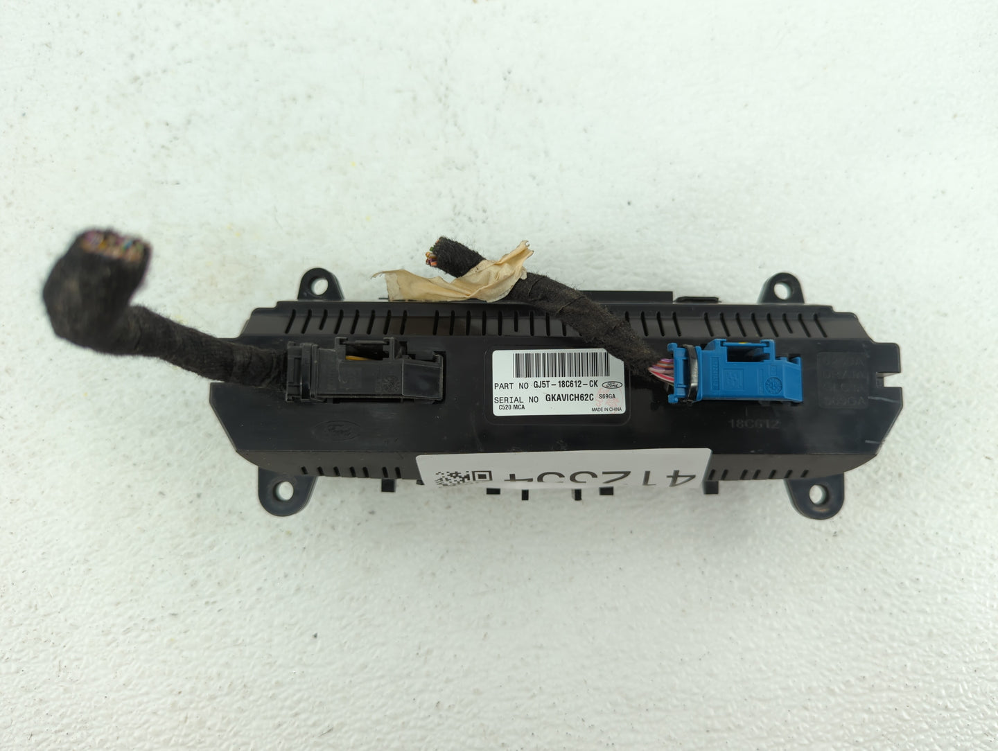 2018-2019 Ford Escape Climate Control Module Temperature AC/Heater Replacement P/N:GJ5T-18C612-CJ GJ5T-18C612-CH Fits OEM Us