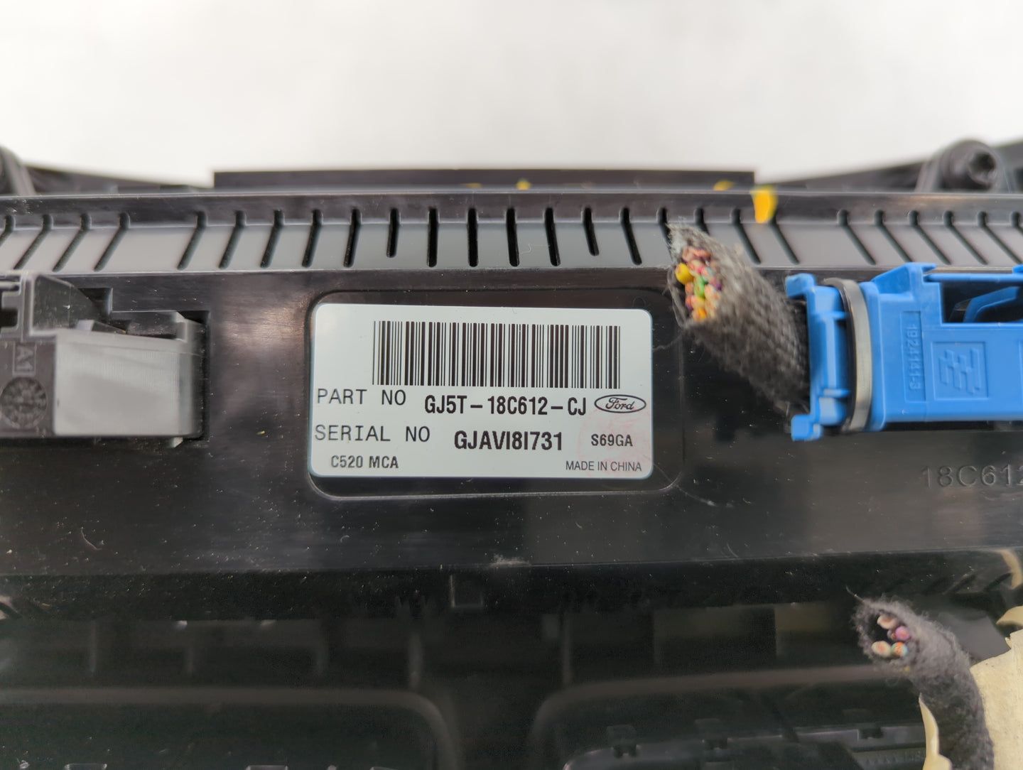 2018-2019 Ford Escape Climate Control Module Temperature AC/Heater Replacement P/N:GJ5T-18C612-CJ GJ5T-18C612-CH Fits OEM Us